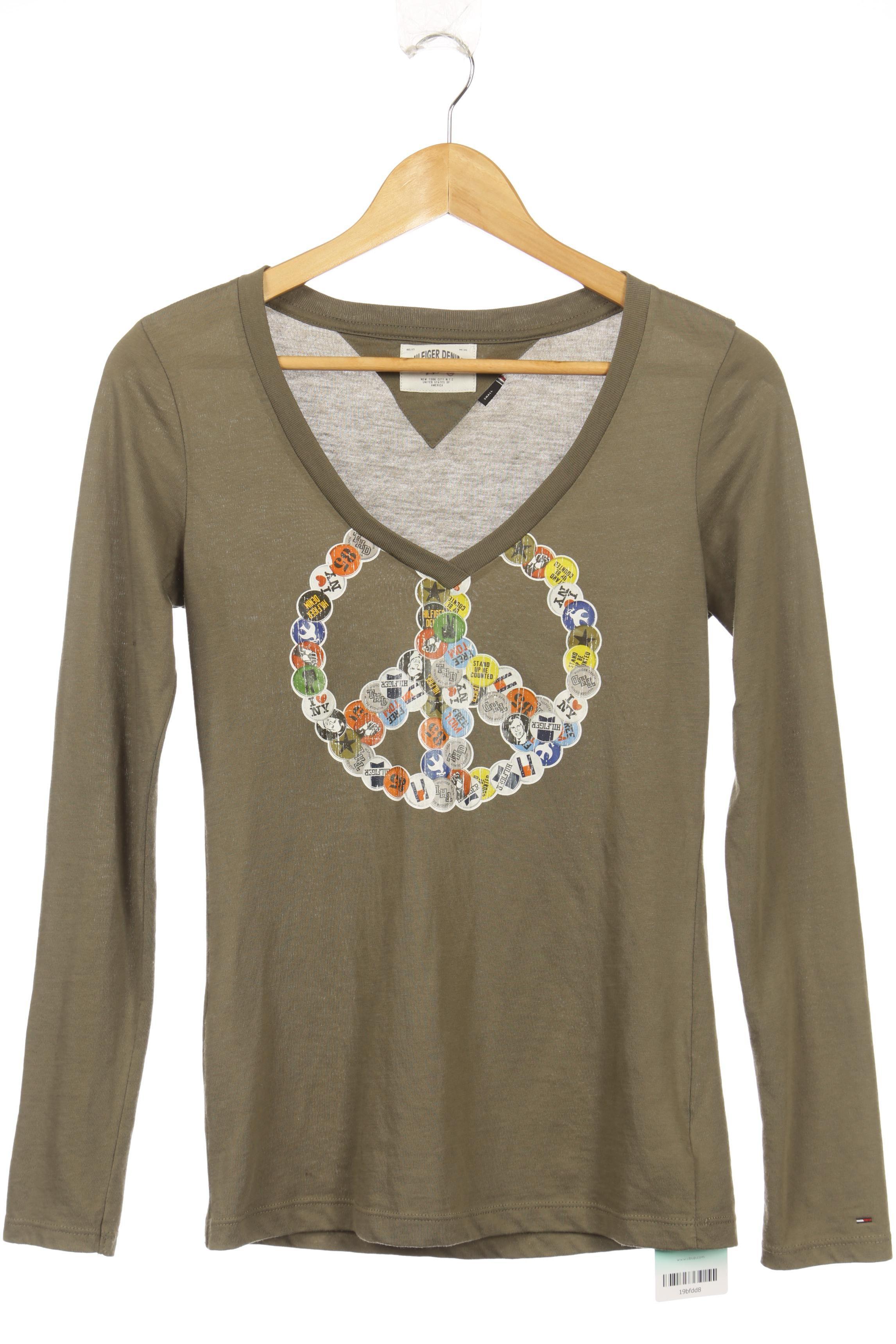 

Hilfiger Denim Damen Langarmshirt, grün, Gr.