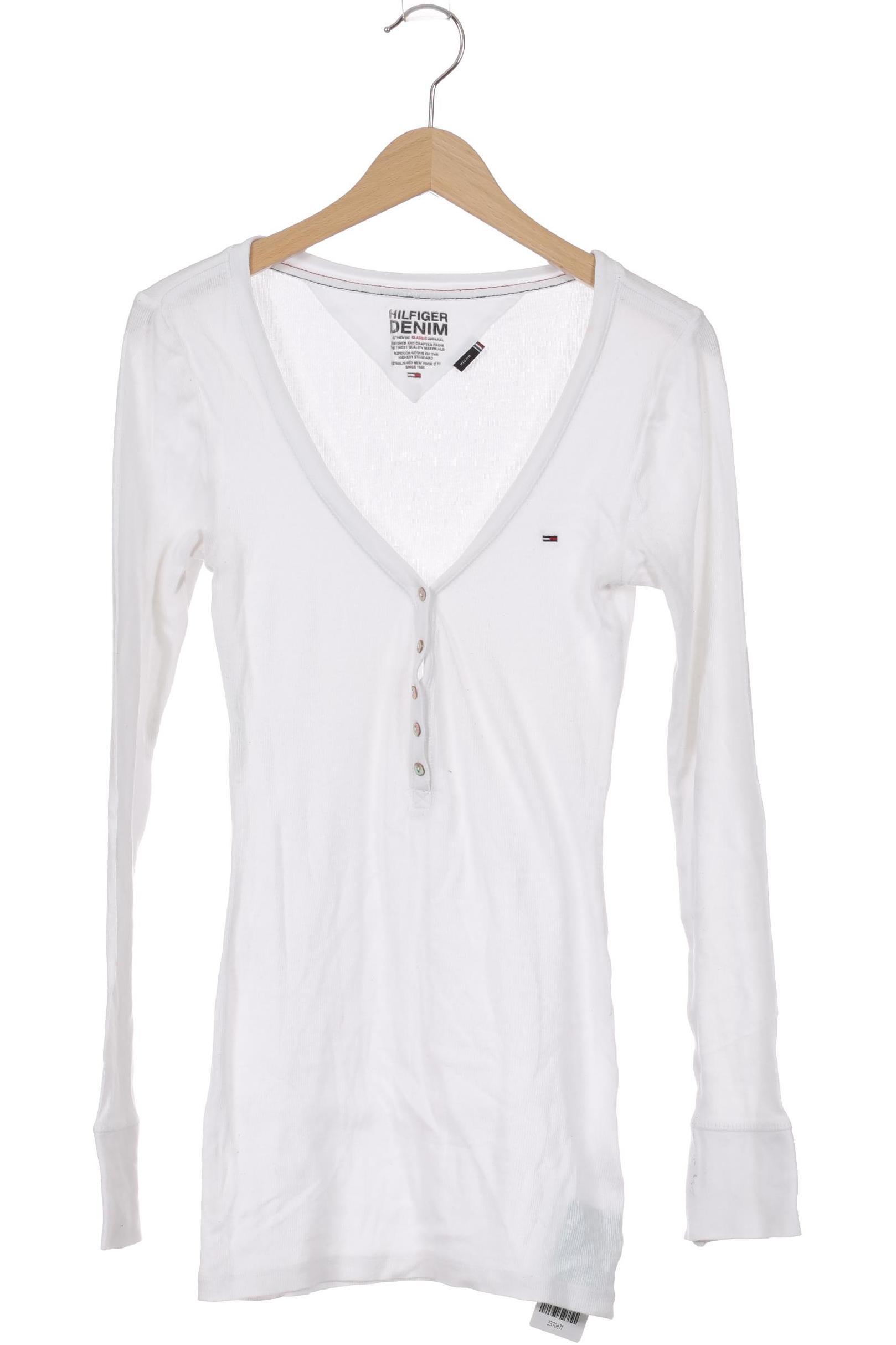 

Hilfiger Denim Damen Langarmshirt, weiß, Gr.