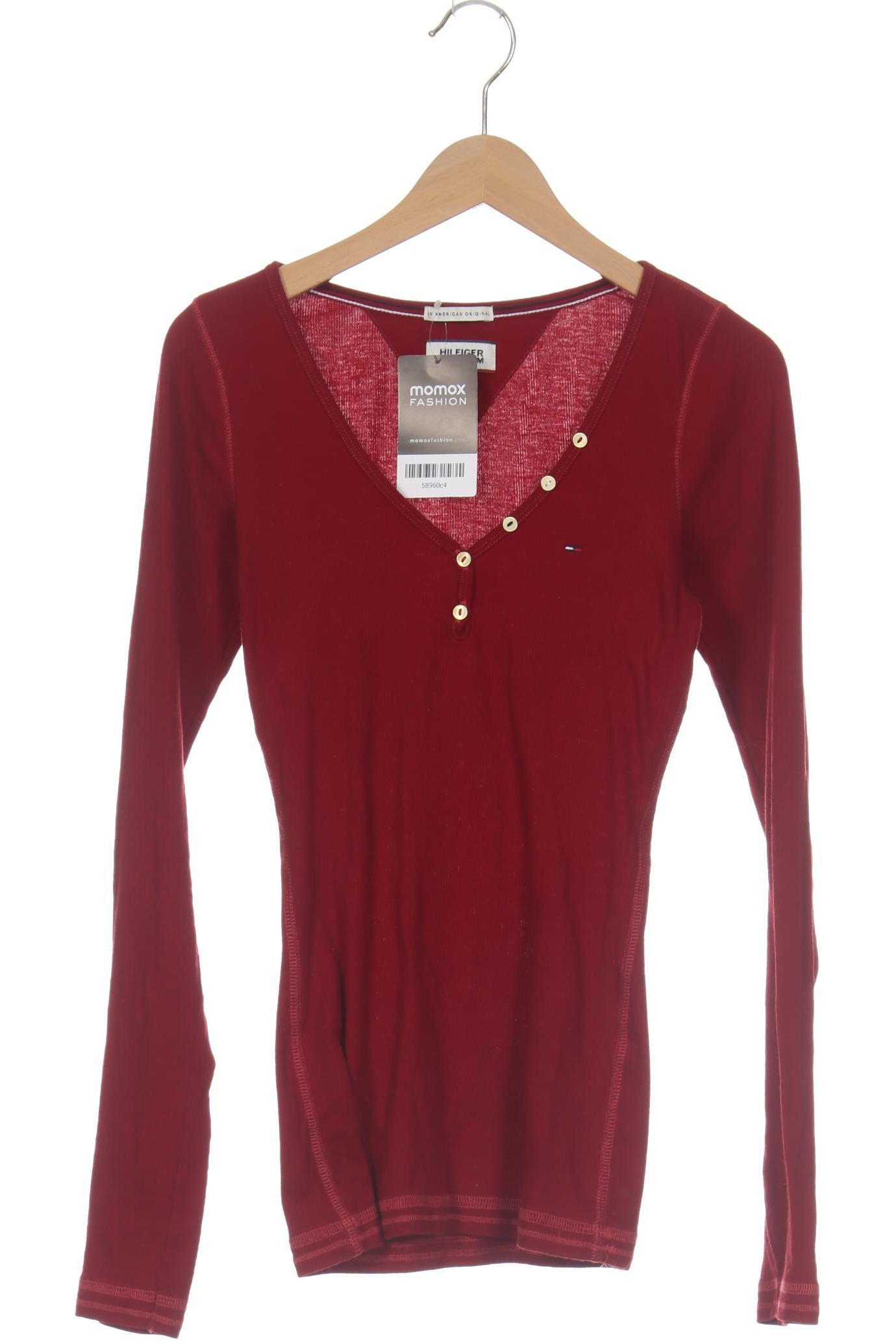 

Hilfiger Denim Damen Langarmshirt, rot, Gr.