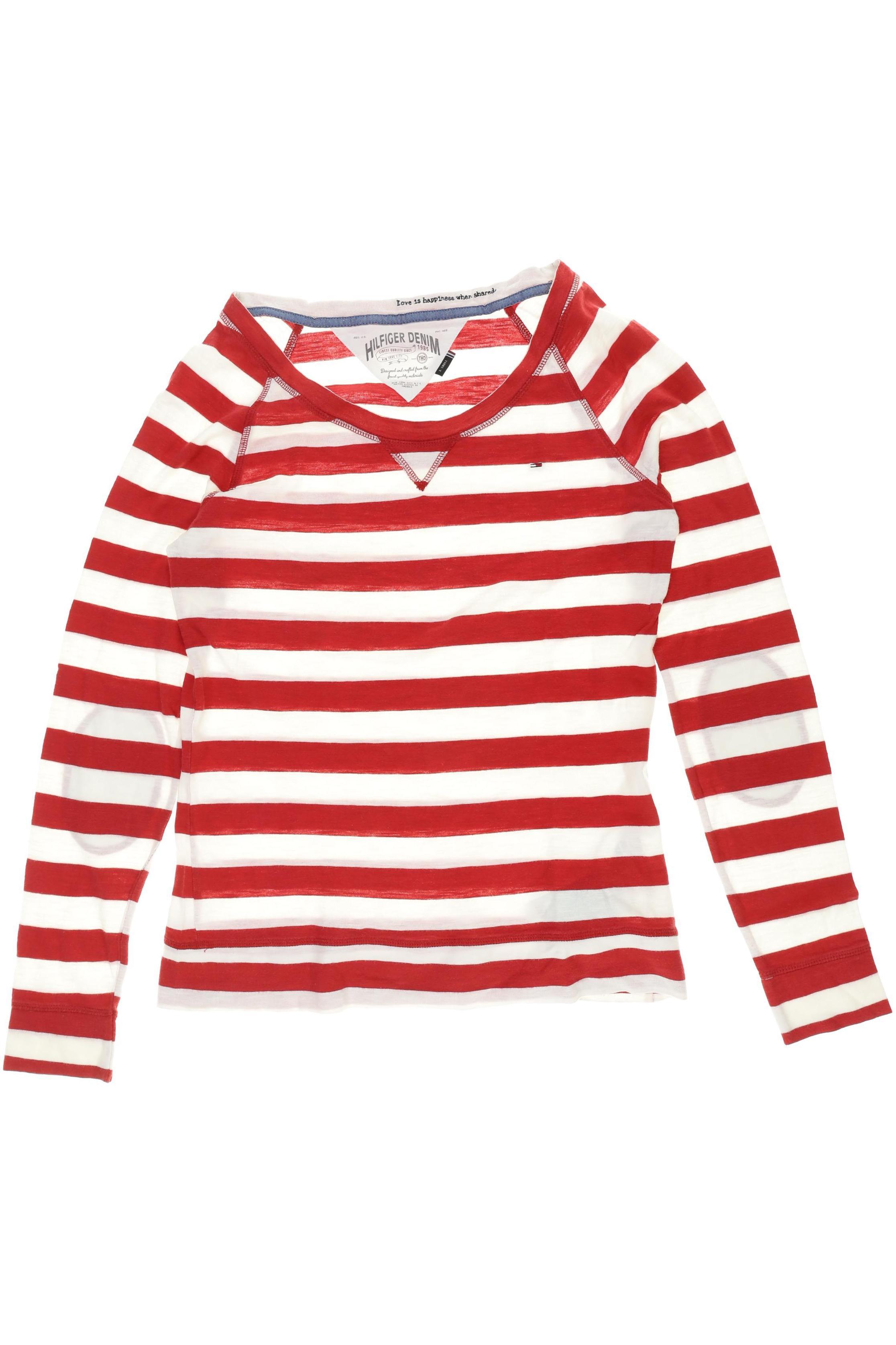 

Hilfiger Denim Damen Langarmshirt, rot, Gr.