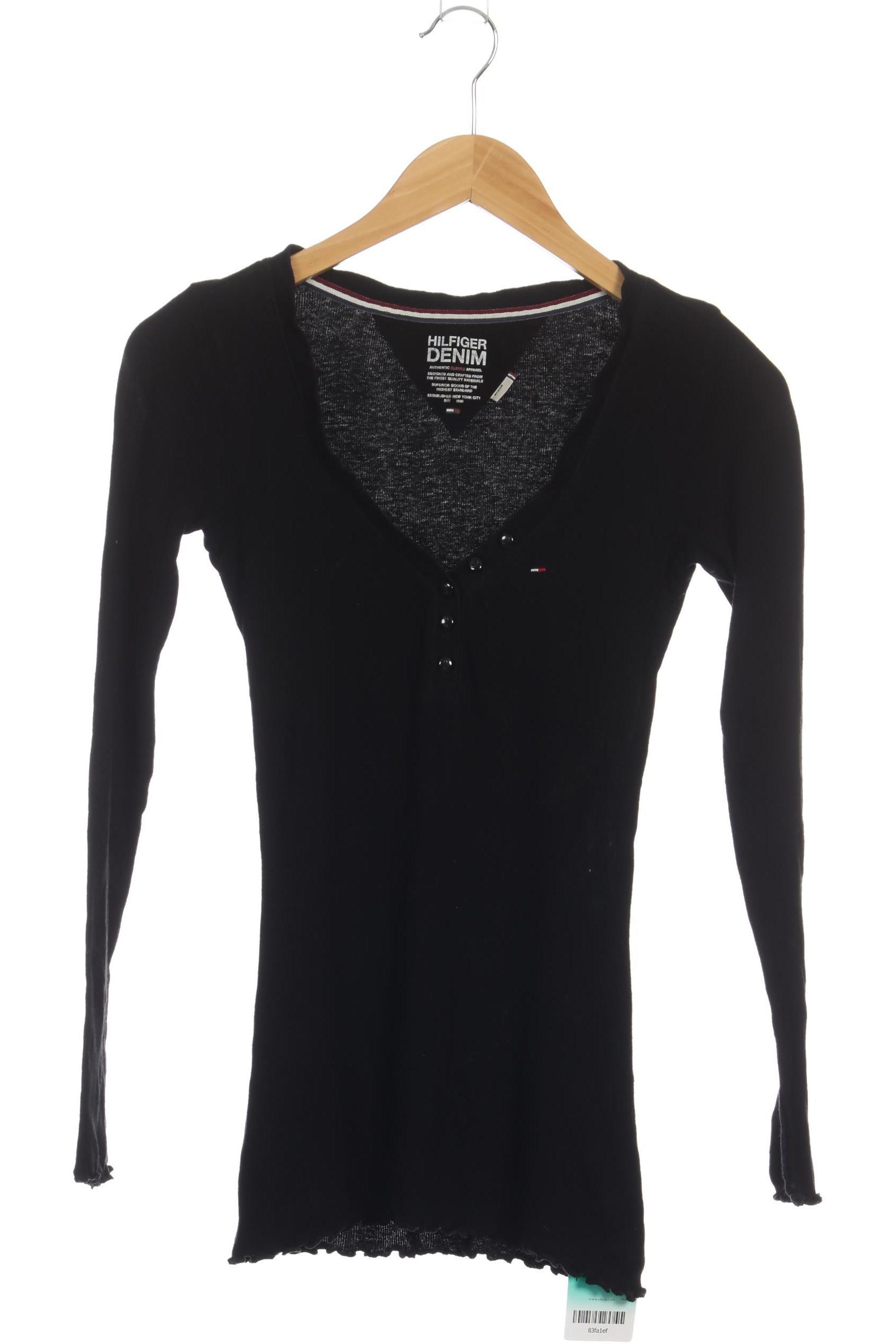 

Hilfiger Denim Damen Langarmshirt, schwarz, Gr.