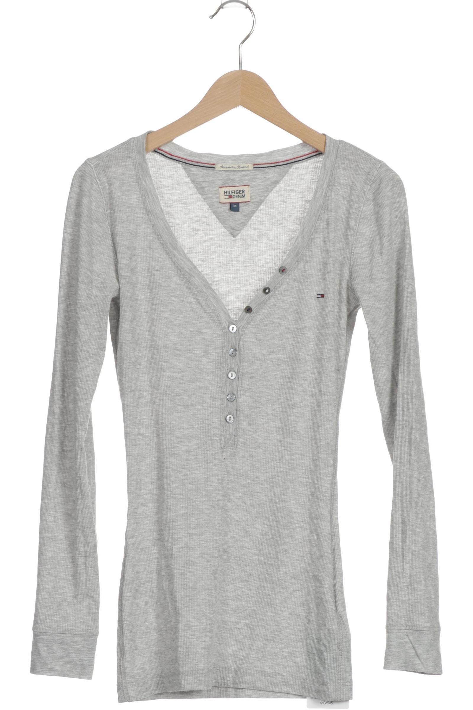 

Hilfiger Denim Damen Langarmshirt, grau, Gr.