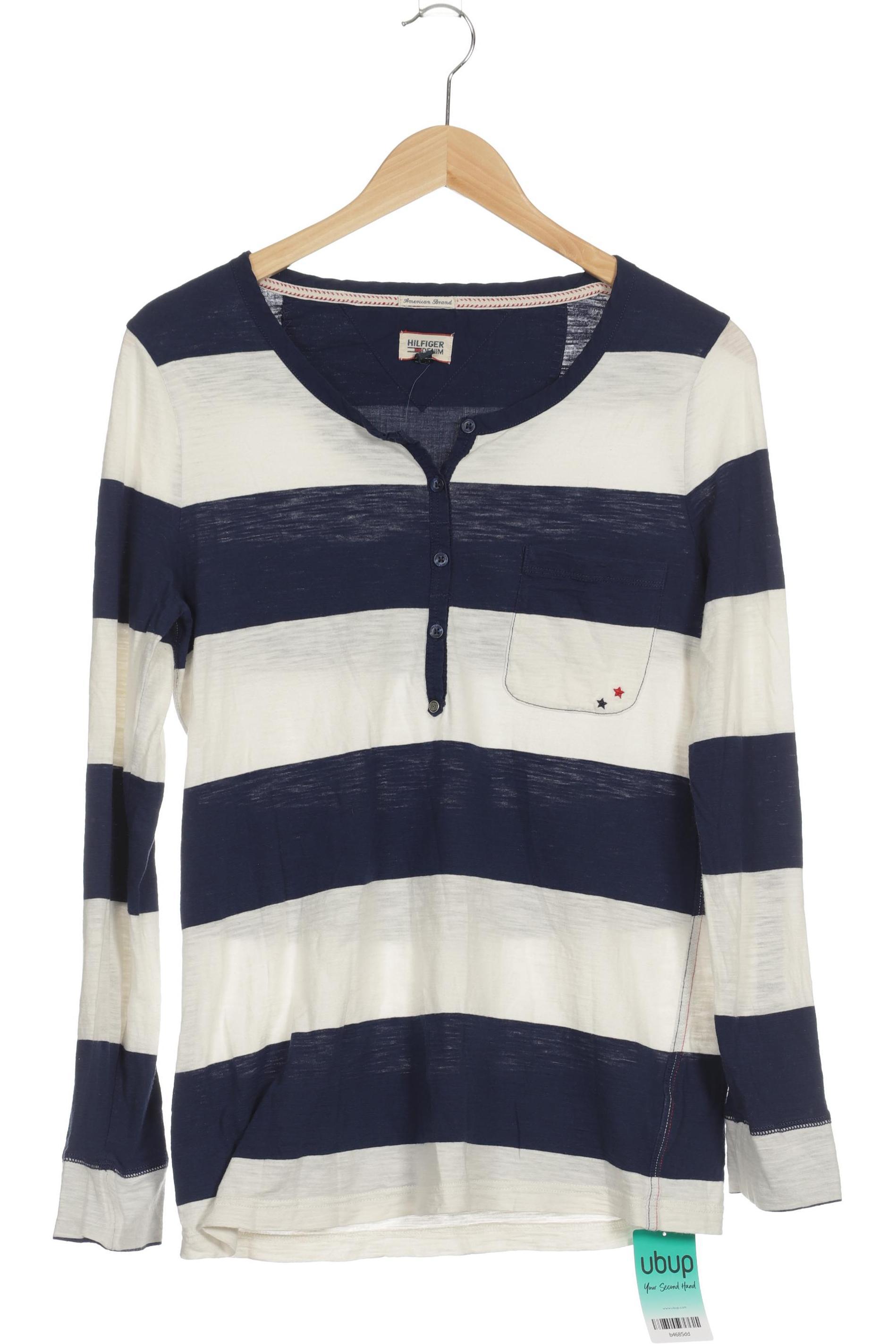 

Hilfiger Denim Damen Langarmshirt, blau, Gr.