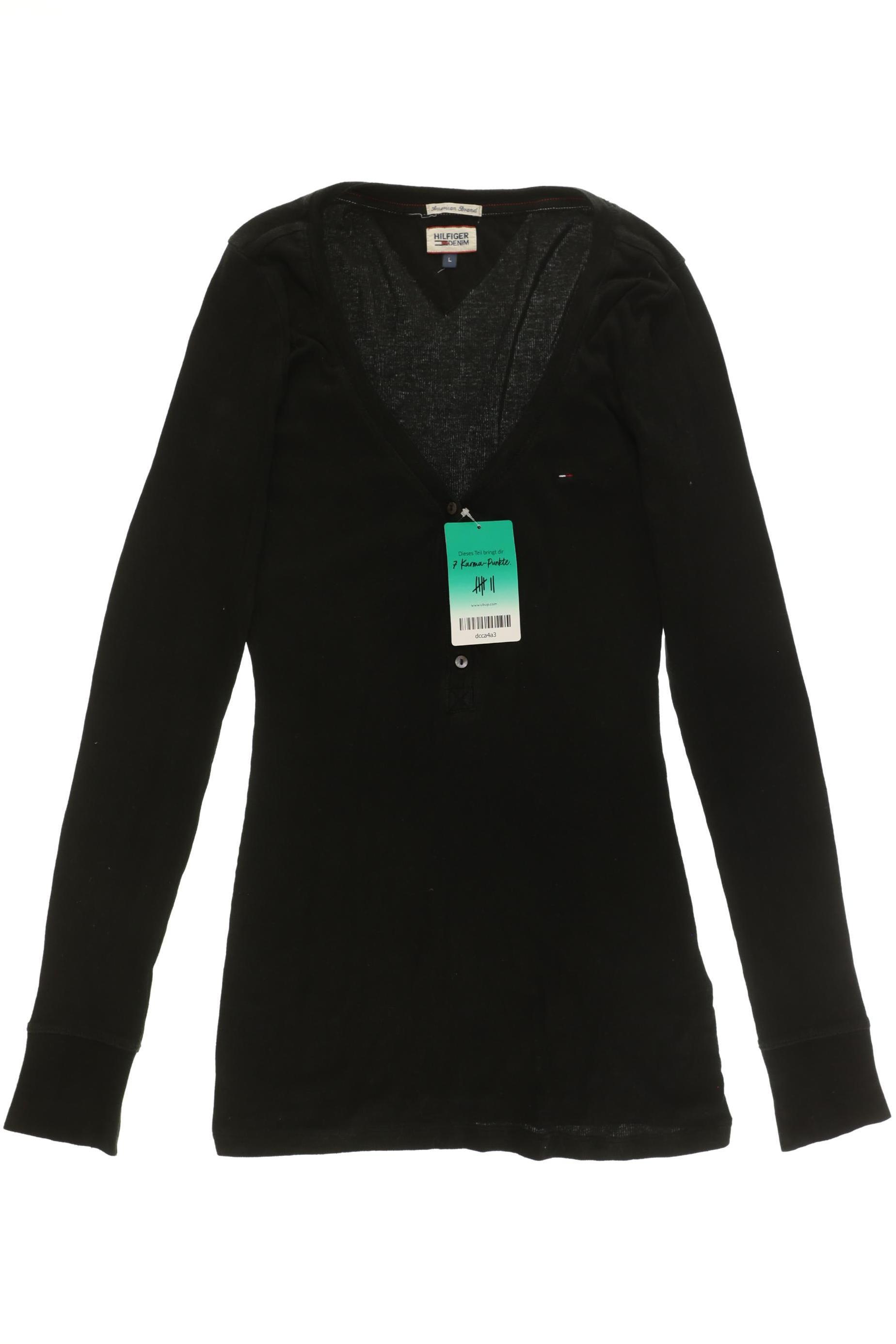 

Hilfiger Denim Damen Langarmshirt, schwarz, Gr.