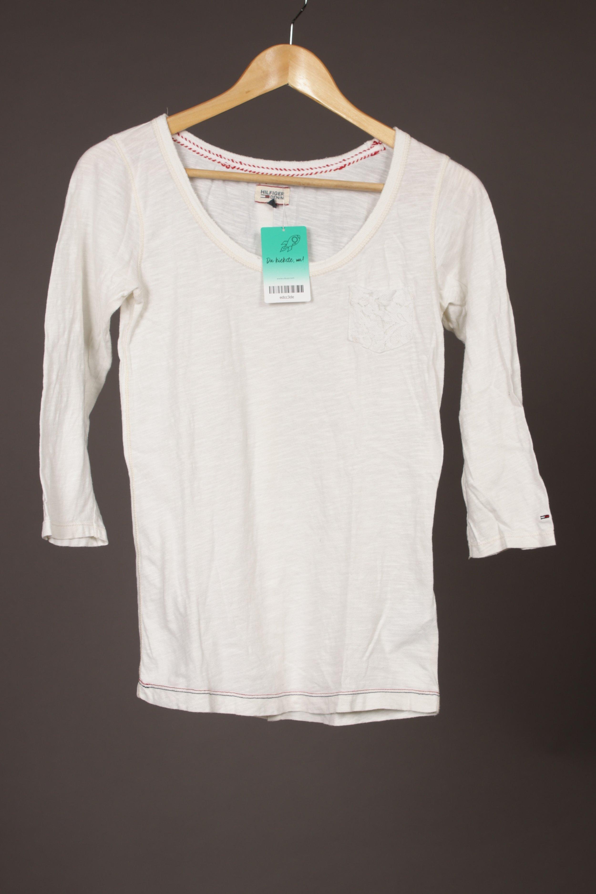 

Hilfiger Denim Damen Langarmshirt, weiß, Gr.