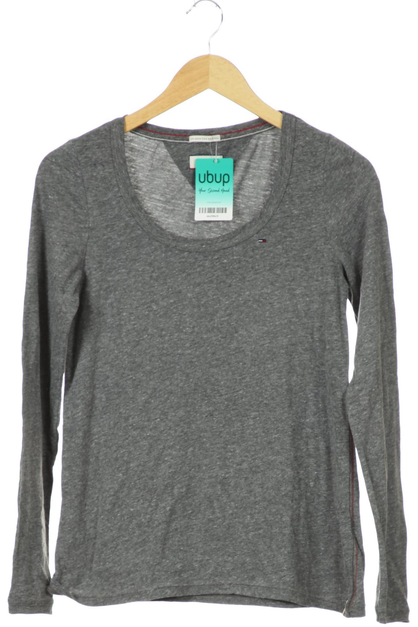 

Hilfiger Denim Damen Langarmshirt, grau, Gr.