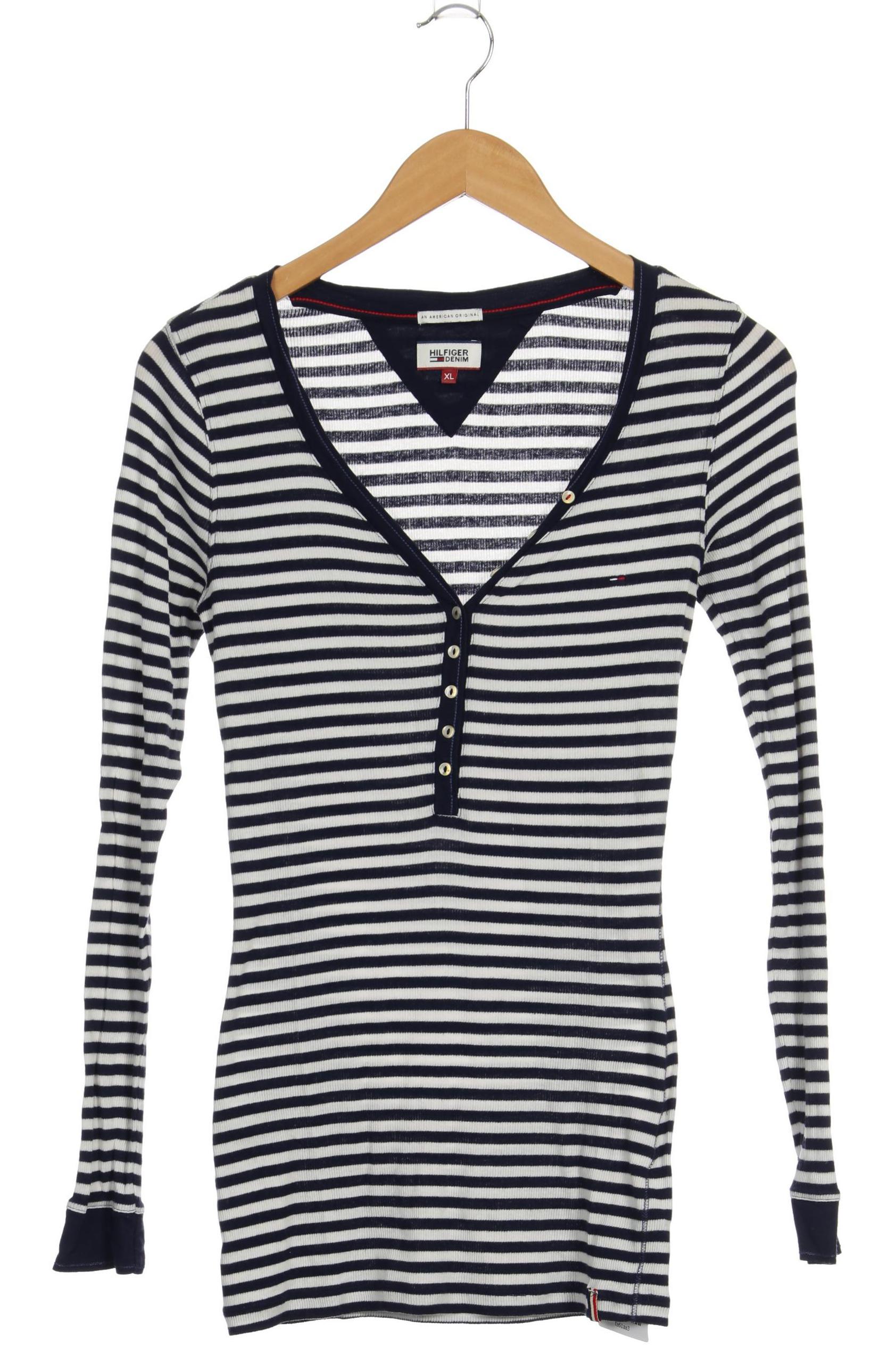 

Hilfiger Denim Damen Langarmshirt, blau, Gr.