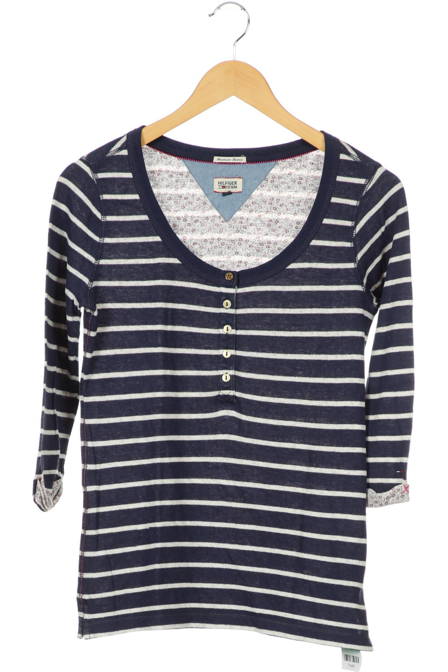 

Hilfiger Denim Damen Langarmshirt, blau, Gr.