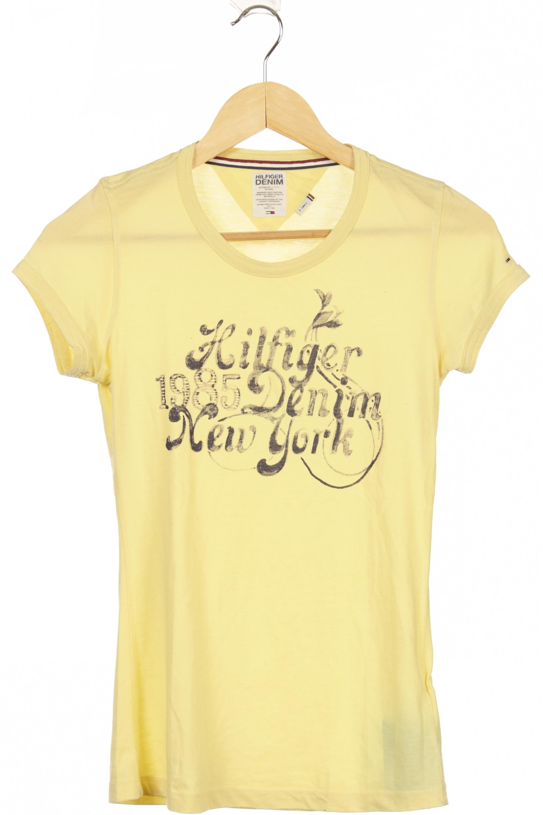 

Hilfiger Denim Damen T-Shirt, gelb, Gr.