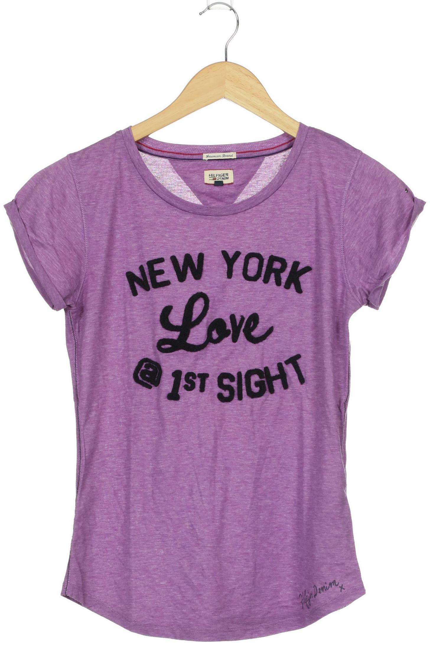 

Hilfiger Denim Damen T-Shirt, lila, Gr.
