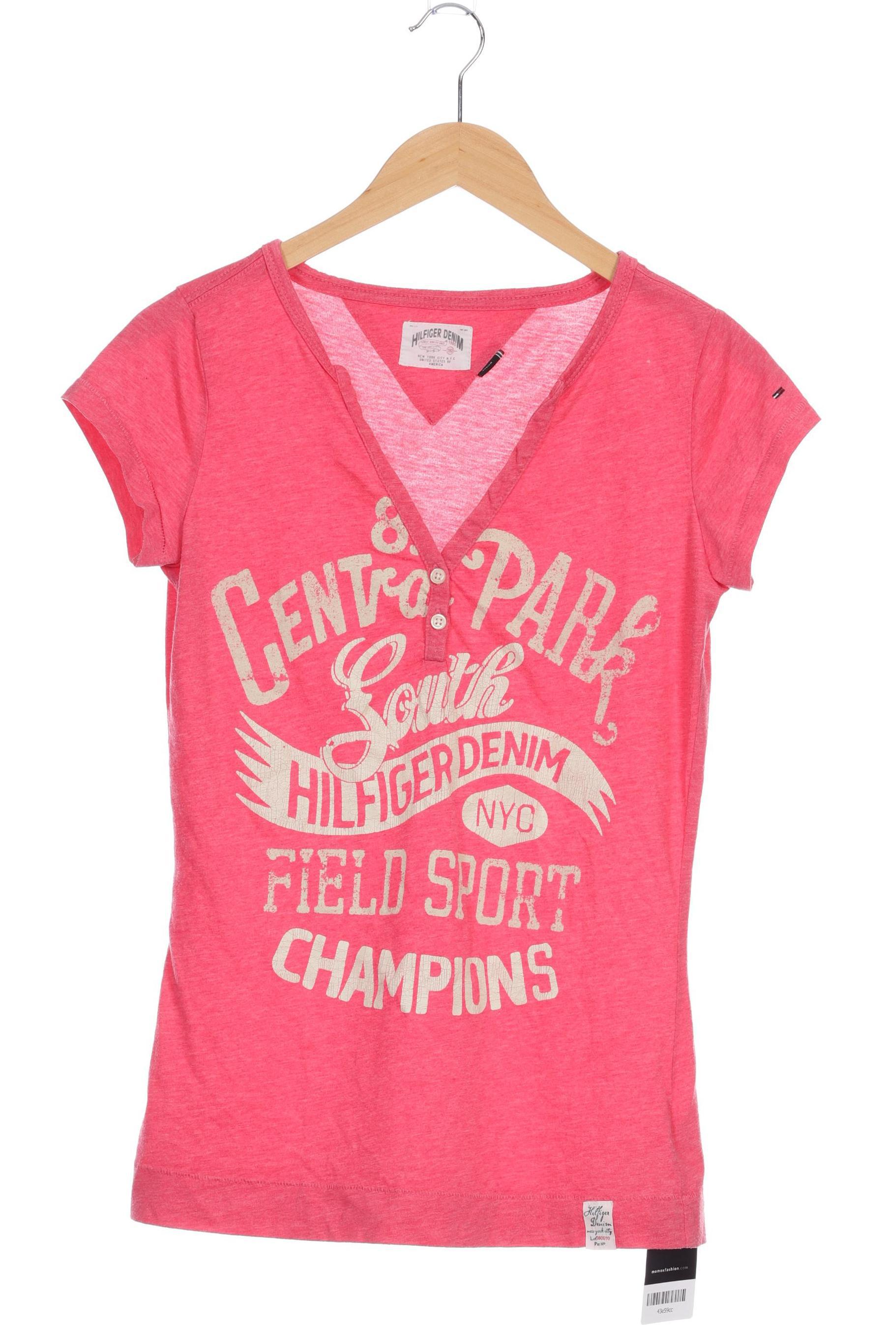 

Hilfiger Denim Damen T-Shirt, pink, Gr.