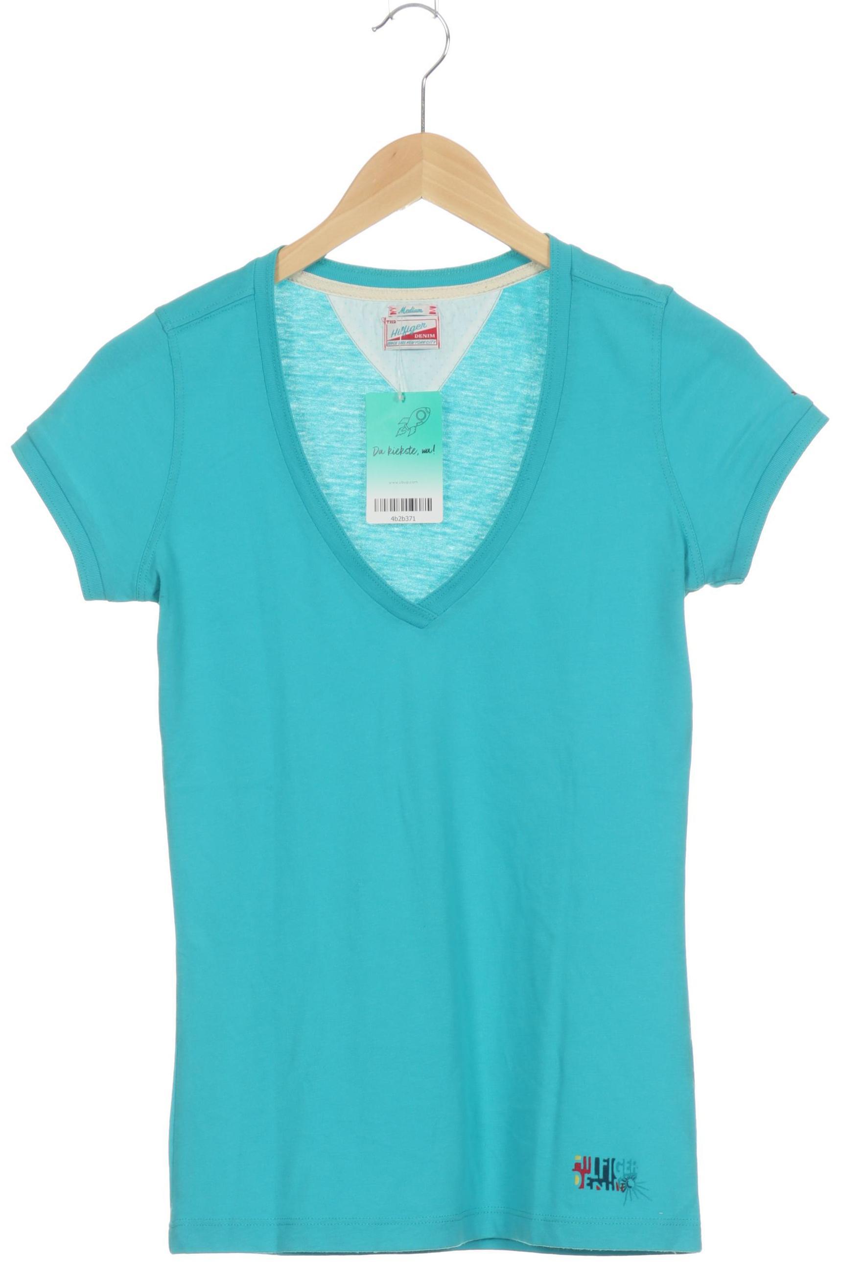 

Hilfiger Denim Damen T-Shirt, türkis, Gr.