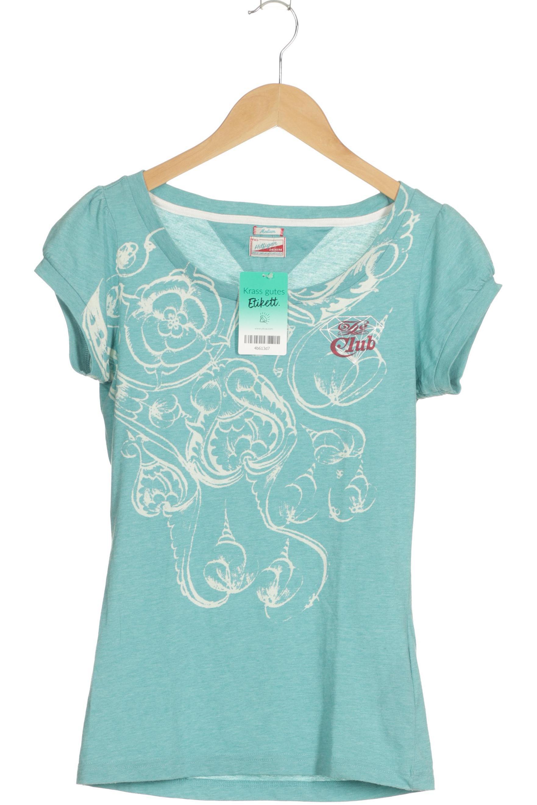 

Hilfiger Denim Damen T-Shirt, türkis, Gr.