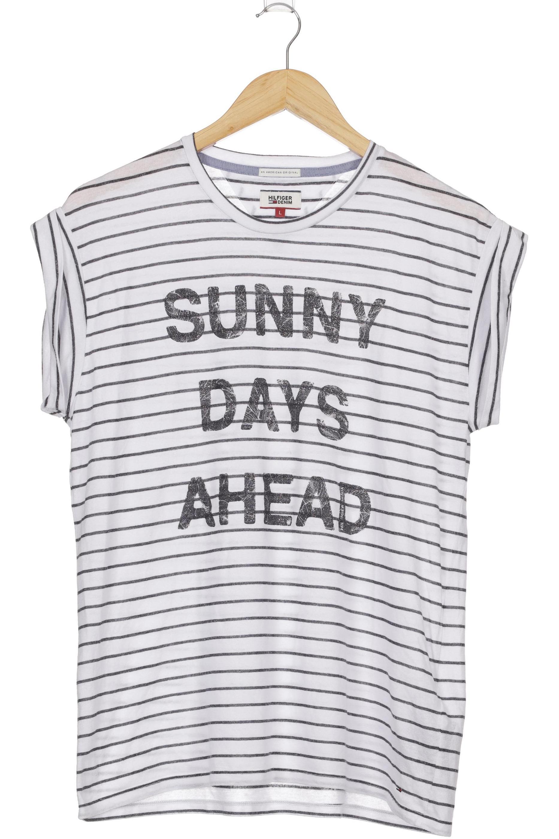 

Hilfiger Denim Damen T-Shirt, weiß, Gr.