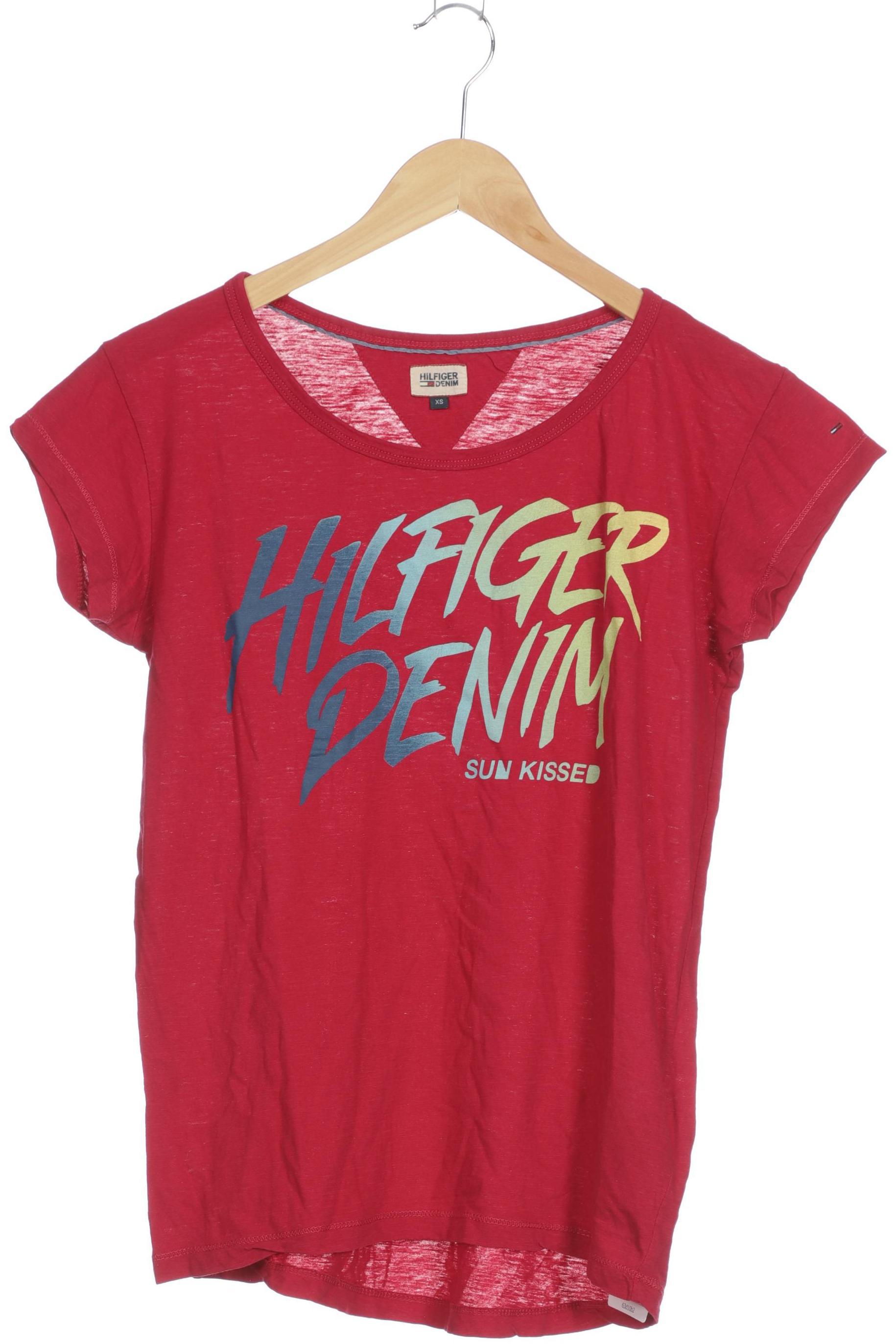 

Hilfiger Denim Damen T-Shirt, pink, Gr.