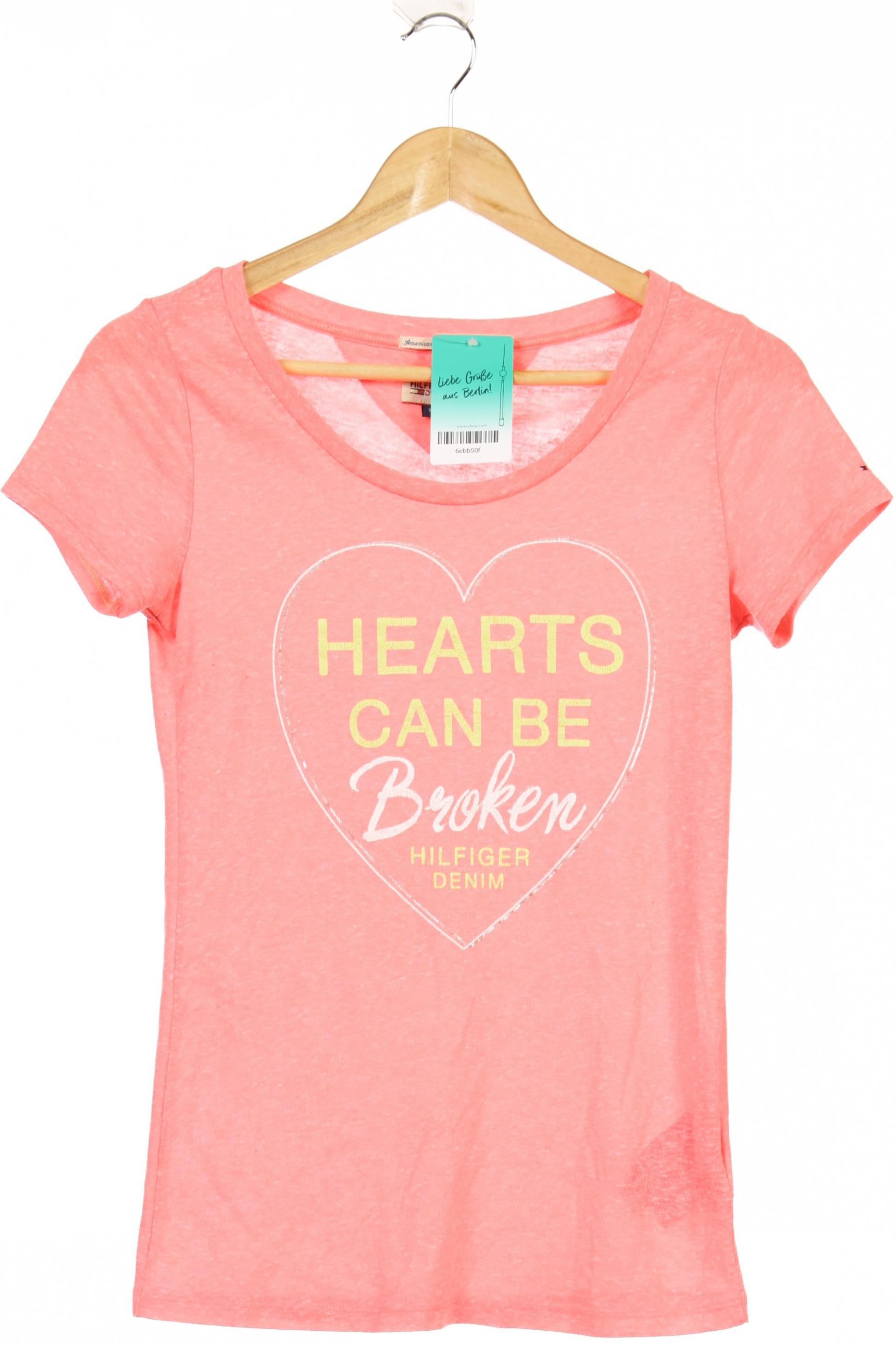 

Hilfiger Denim Damen T-Shirt, pink, Gr.