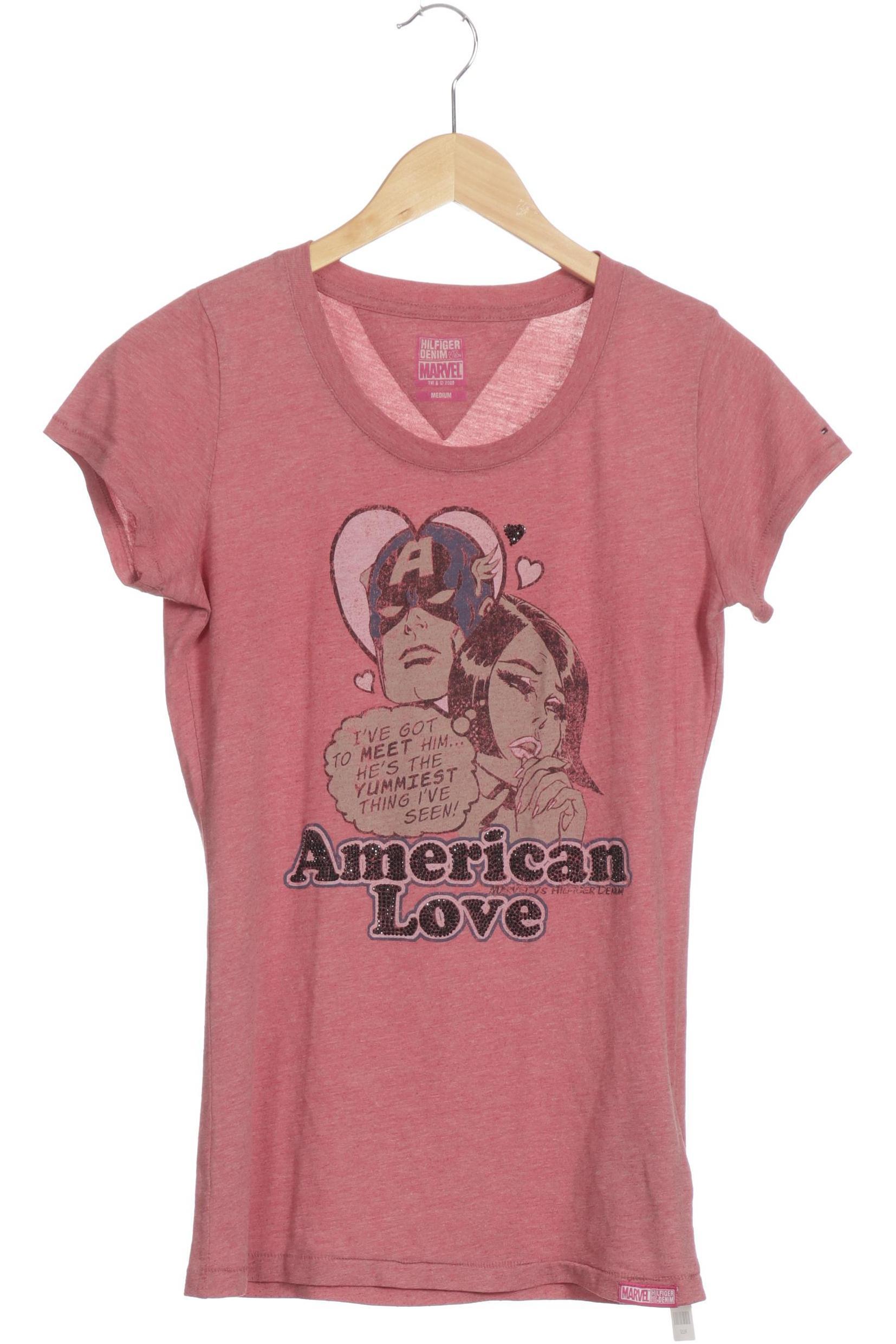 

Hilfiger Denim Damen T-Shirt, pink, Gr.