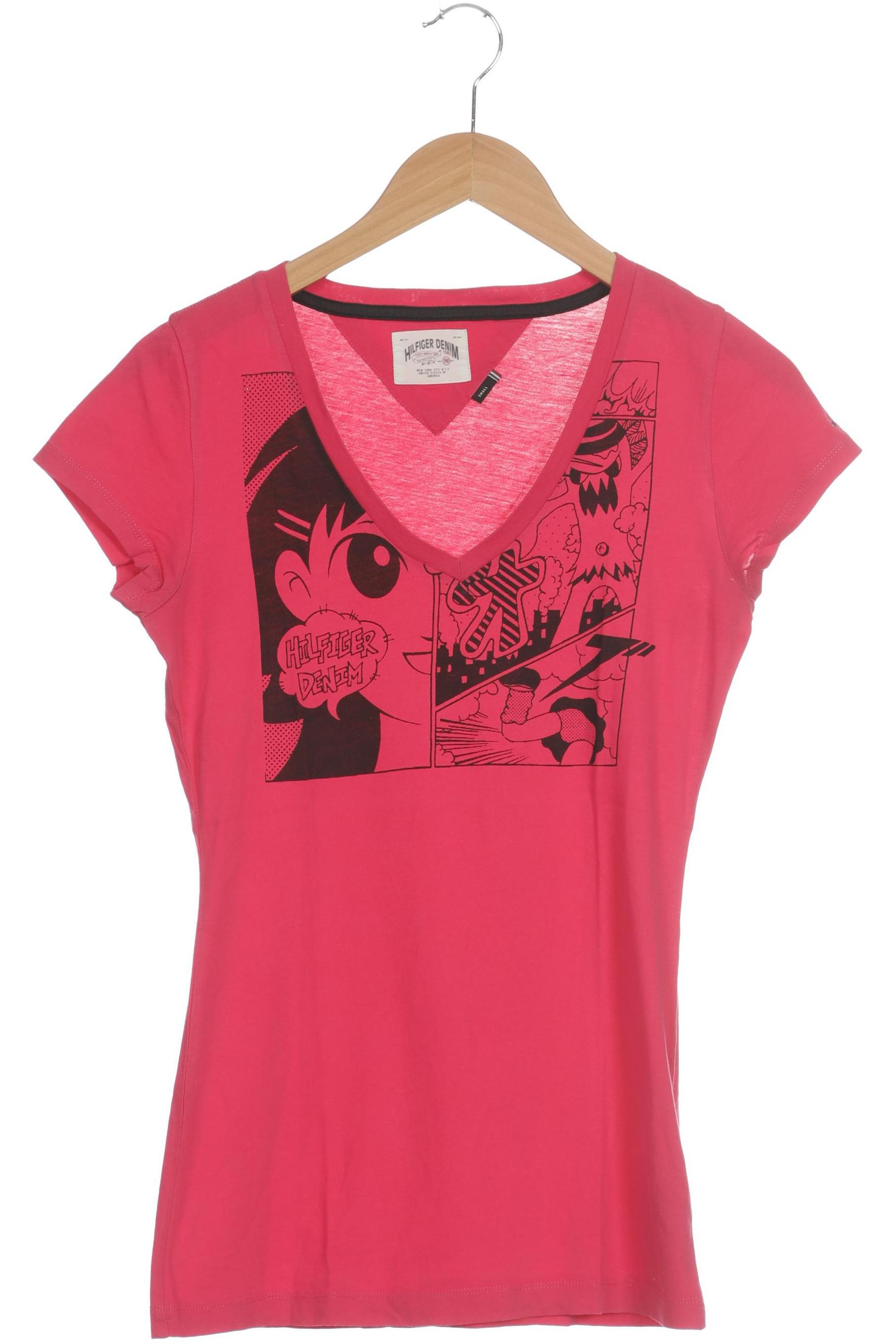 

Hilfiger Denim Damen T-Shirt, pink, Gr.