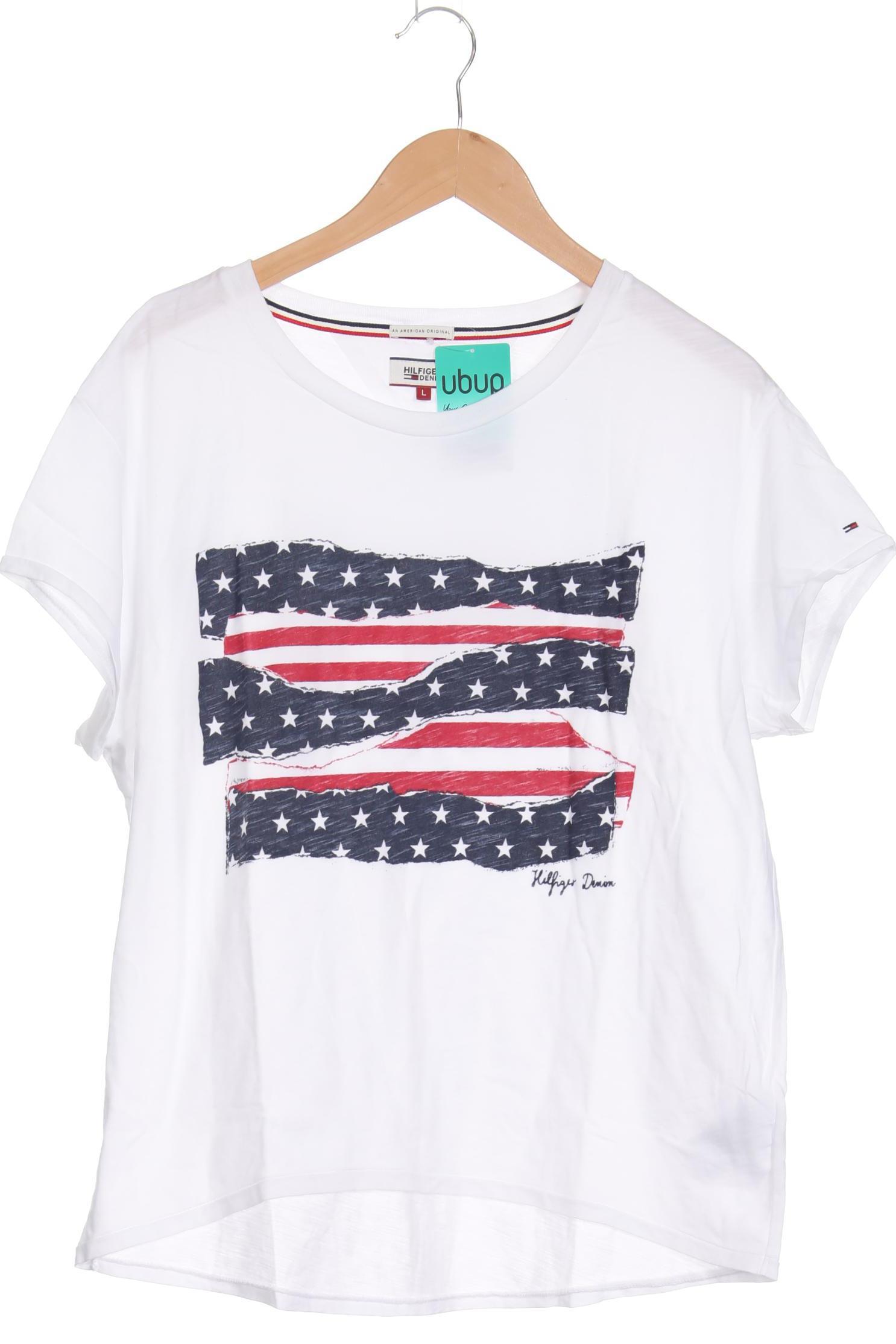 

Hilfiger Denim Damen T-Shirt, weiß, Gr.