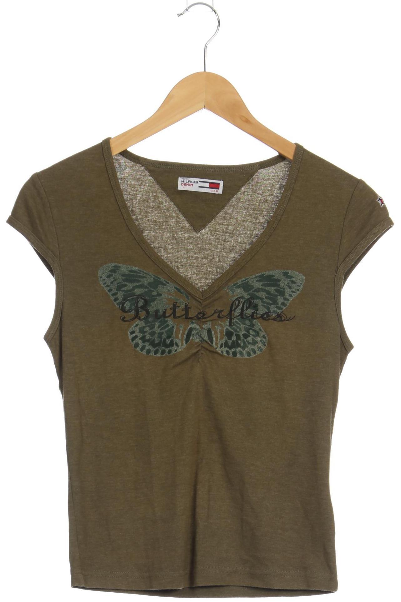 

Hilfiger Denim Damen T-Shirt, grün, Gr.