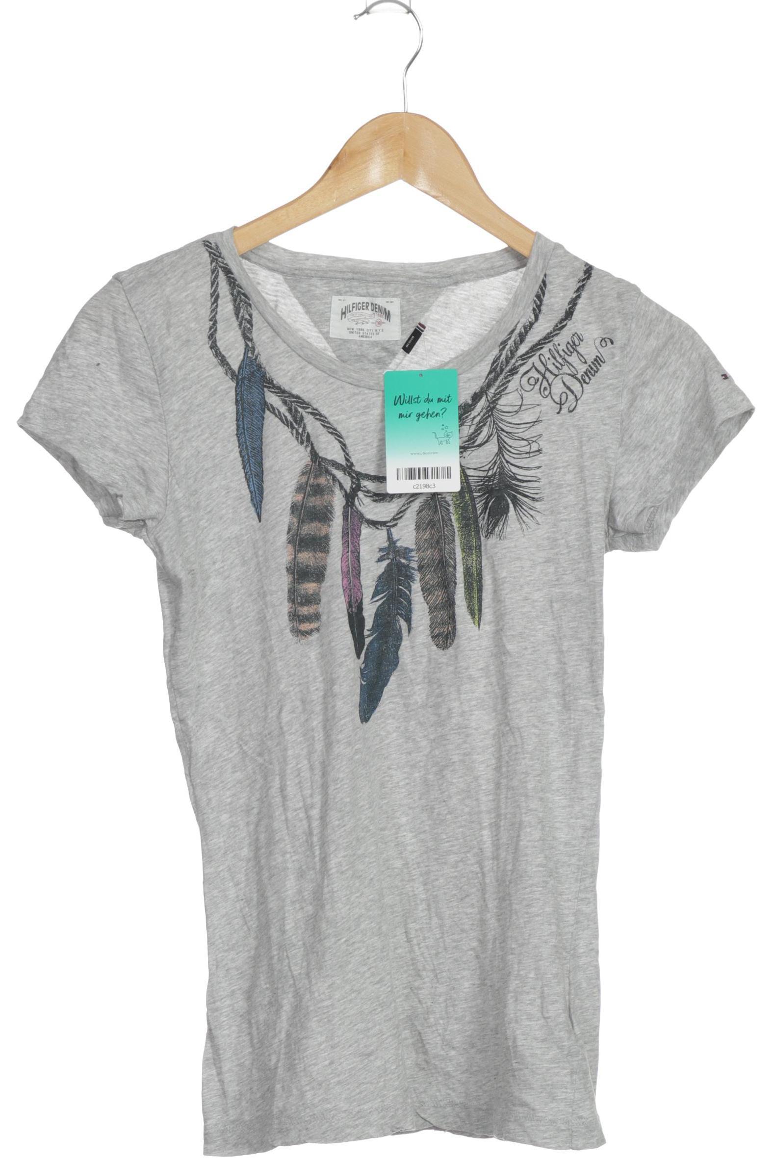 

Hilfiger Denim Damen T-Shirt, grau, Gr.