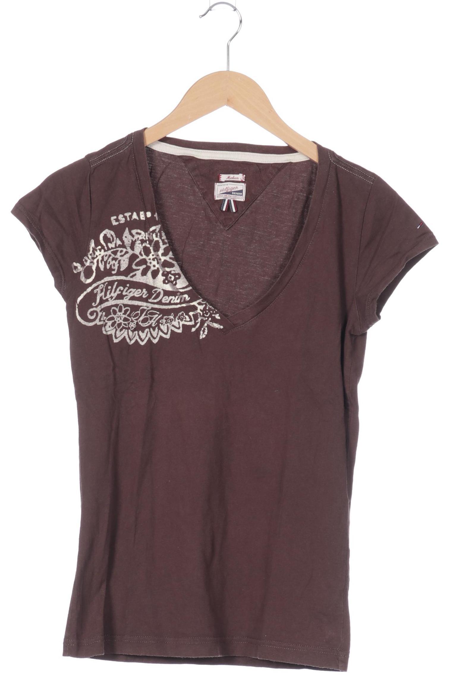 

Hilfiger Denim Damen T-Shirt, braun, Gr.