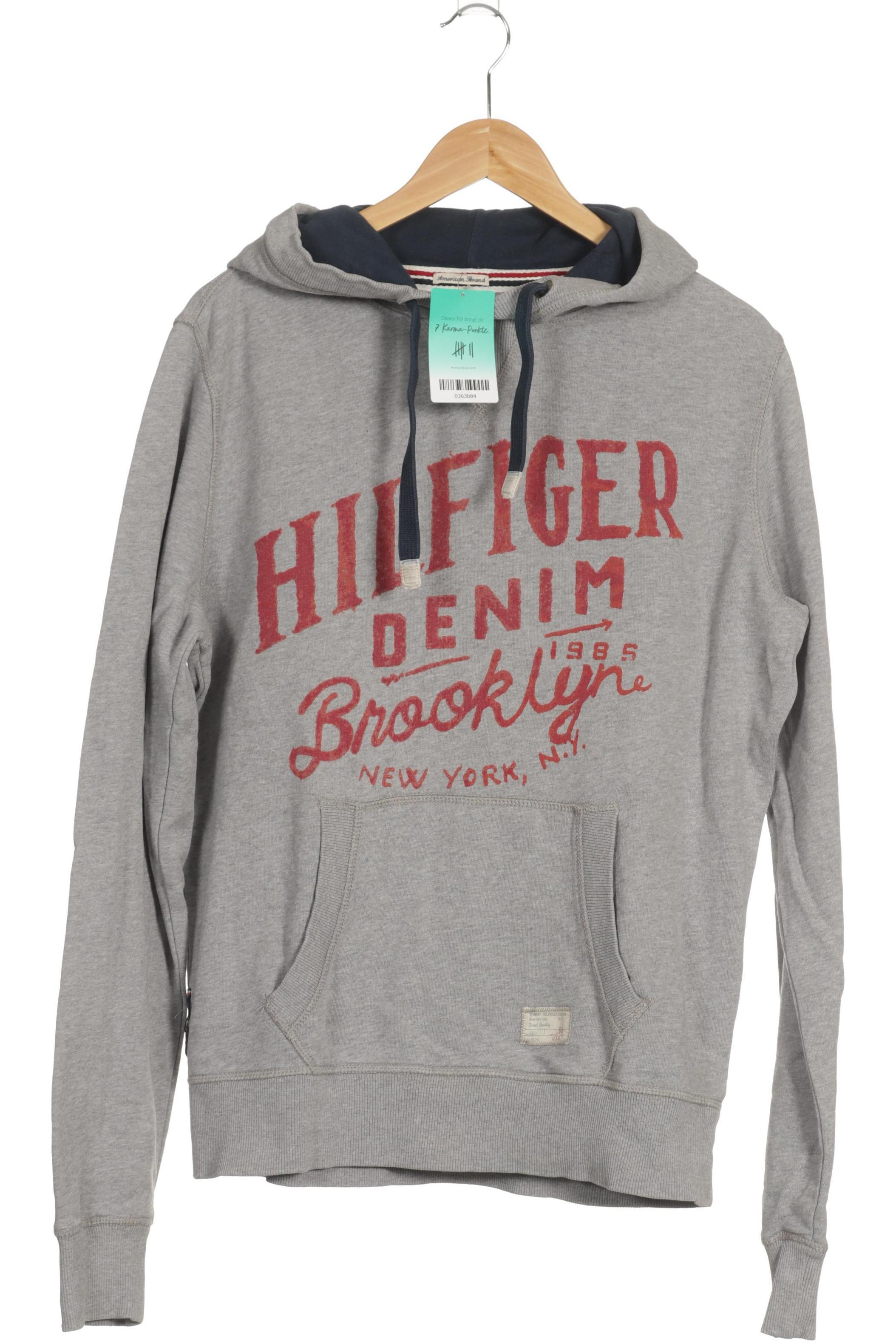 

Hilfiger Denim Herren Kapuzenpullover, grau, Gr.
