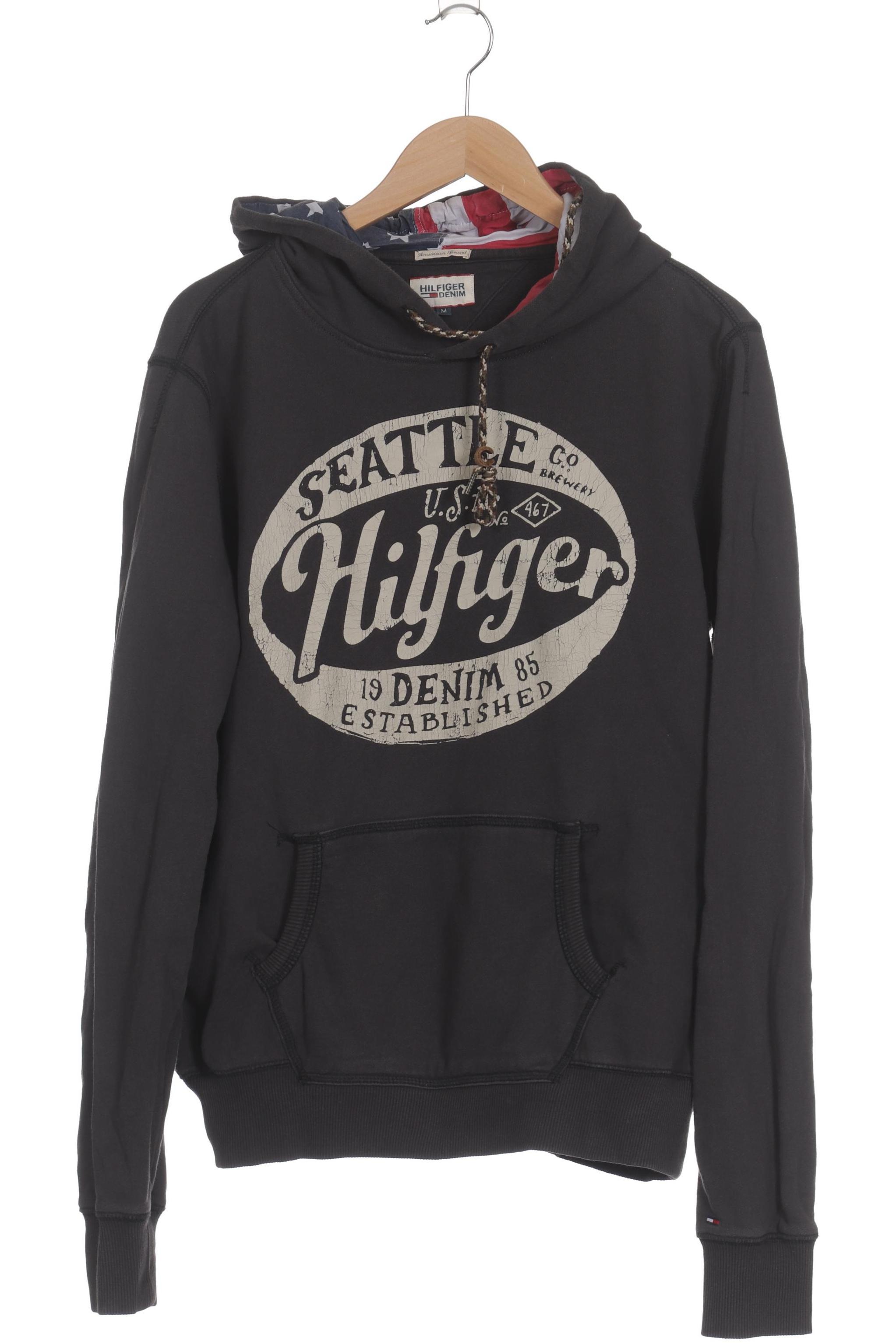 

Hilfiger Denim Herren Kapuzenpullover, grau, Gr.