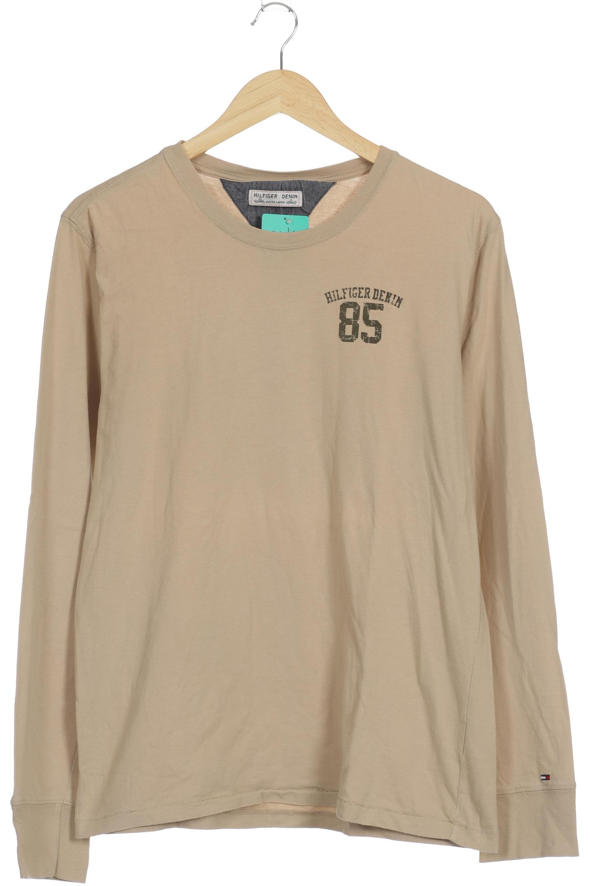 

Hilfiger Denim Herren Langarmshirt, beige, Gr.