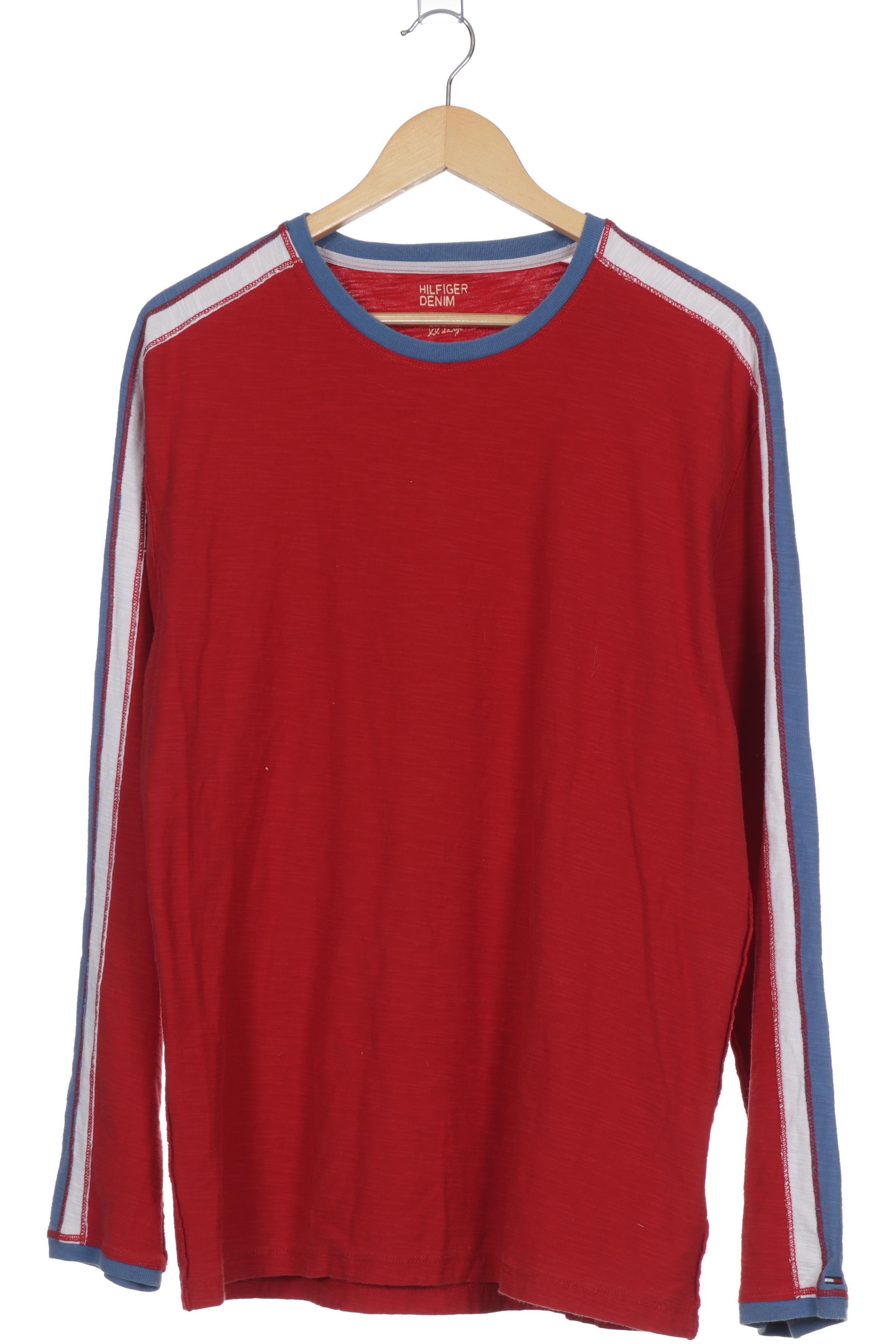 Thumbnail - Hilfiger Denim Herren Langarmshirt, rot, Gr.