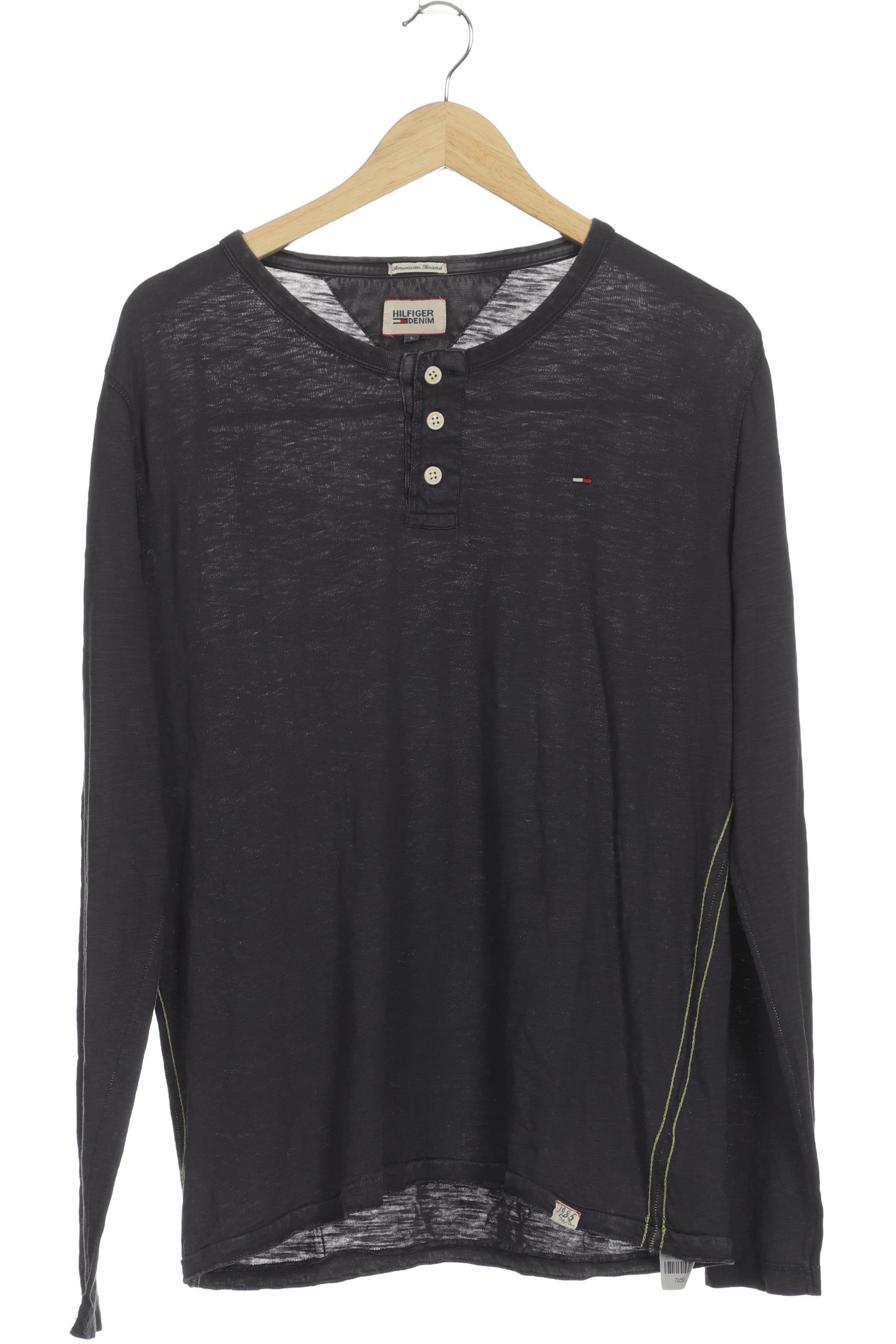 

Hilfiger Denim Herren Langarmshirt, blau, Gr.