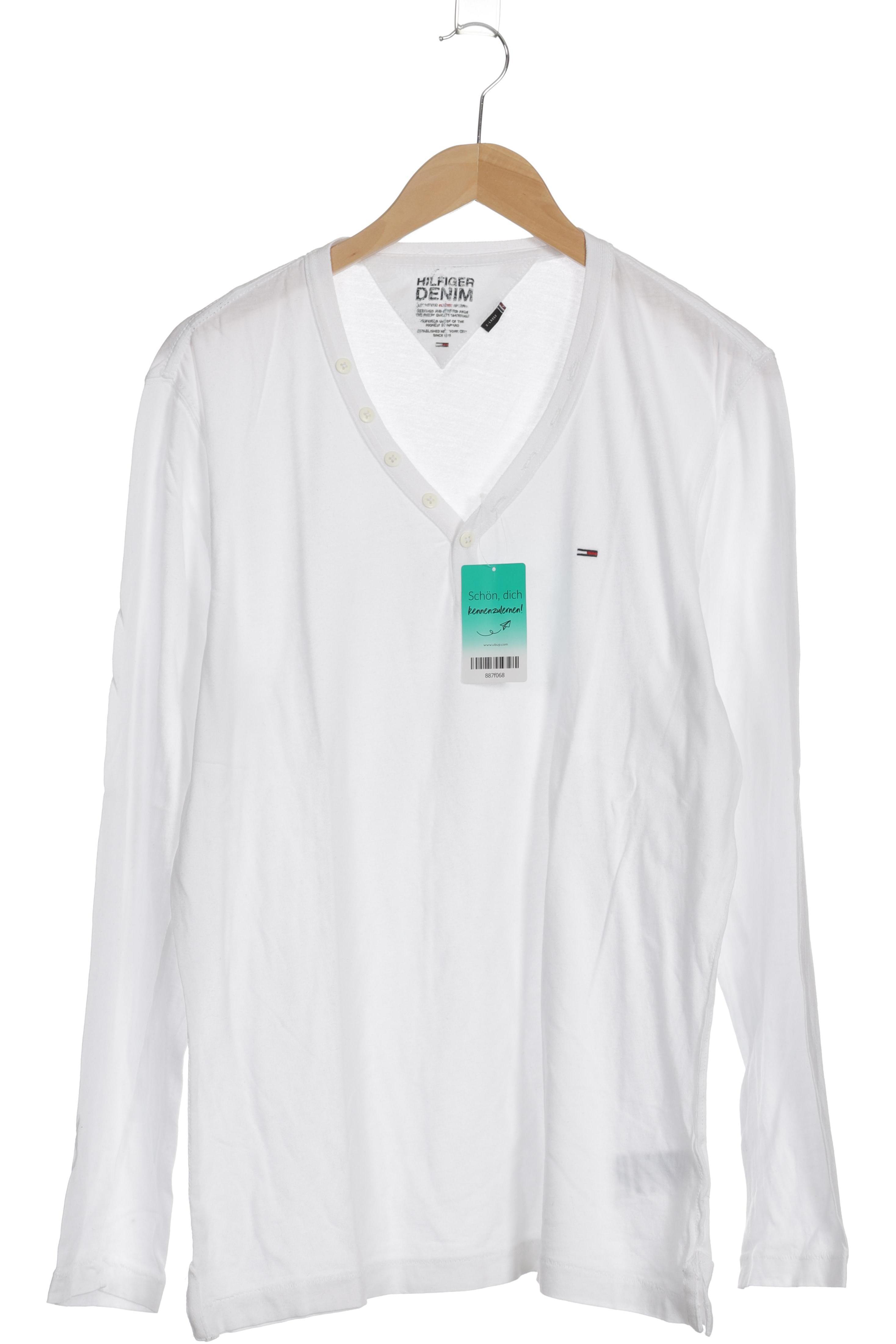 Thumbnail - Hilfiger Denim Herren Langarmshirt, weiß, Gr.