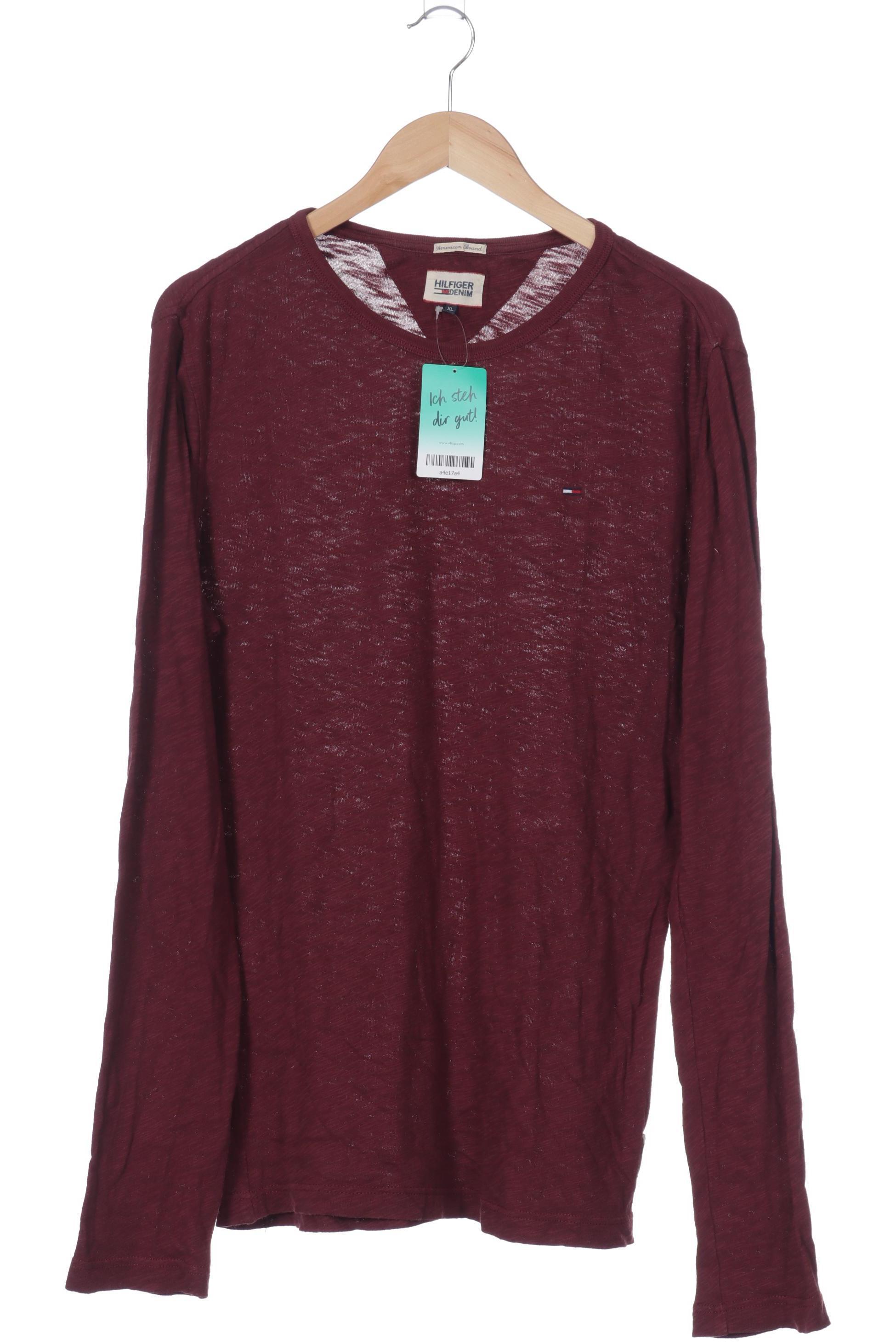 

Hilfiger Denim Herren Langarmshirt, rot, Gr.