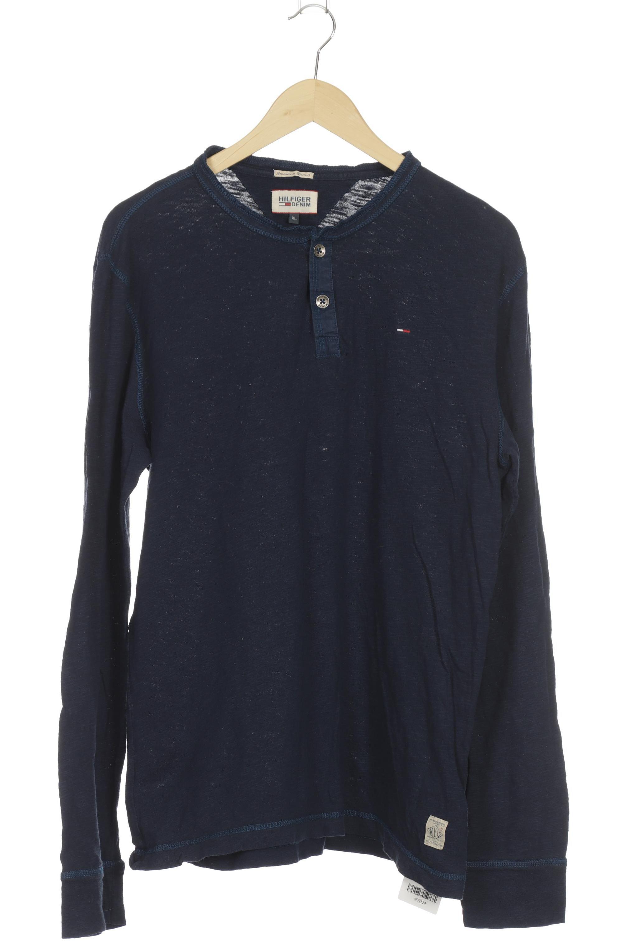 

Hilfiger Denim Herren Langarmshirt, blau, Gr.