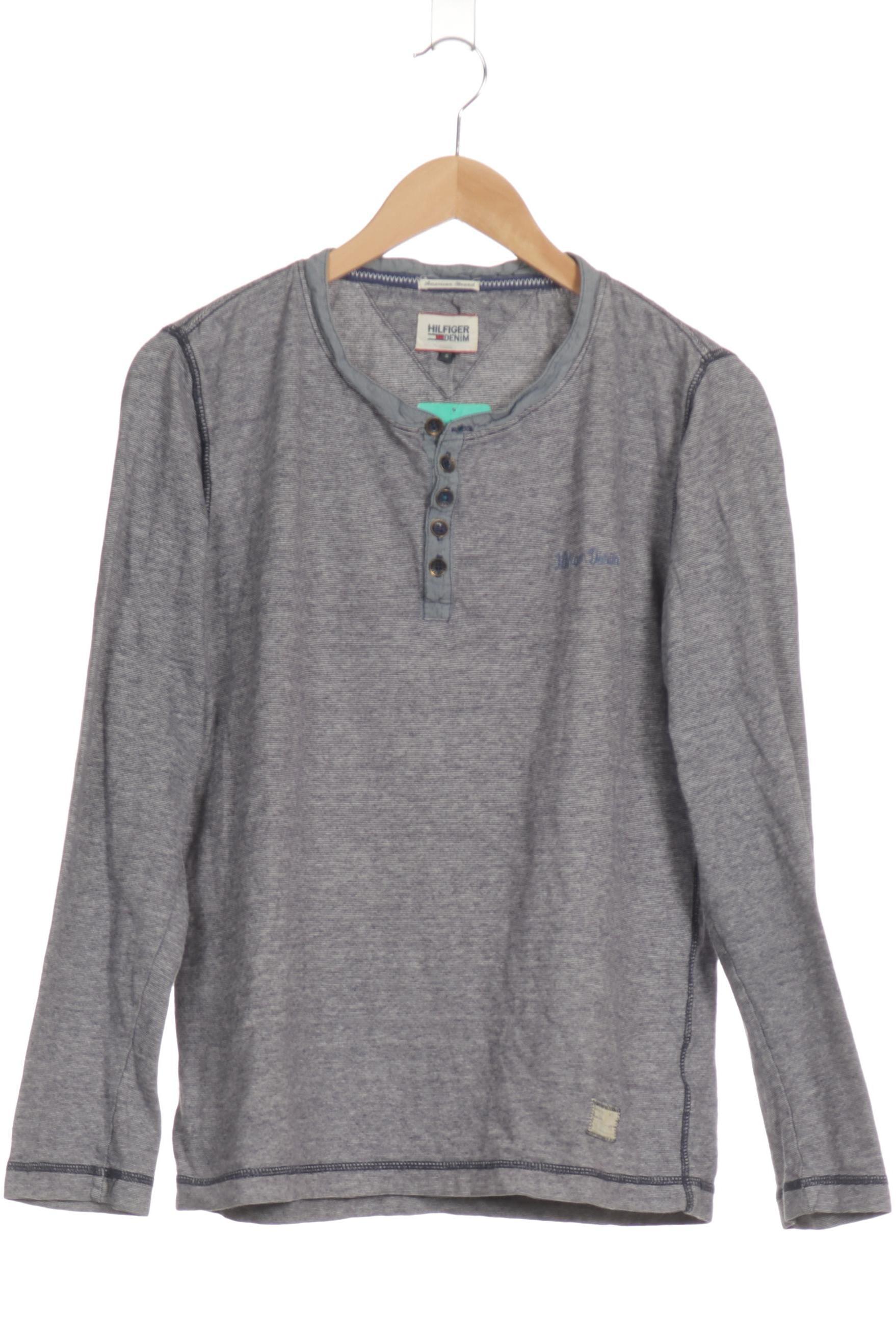 

Hilfiger Denim Herren Langarmshirt, grau, Gr.