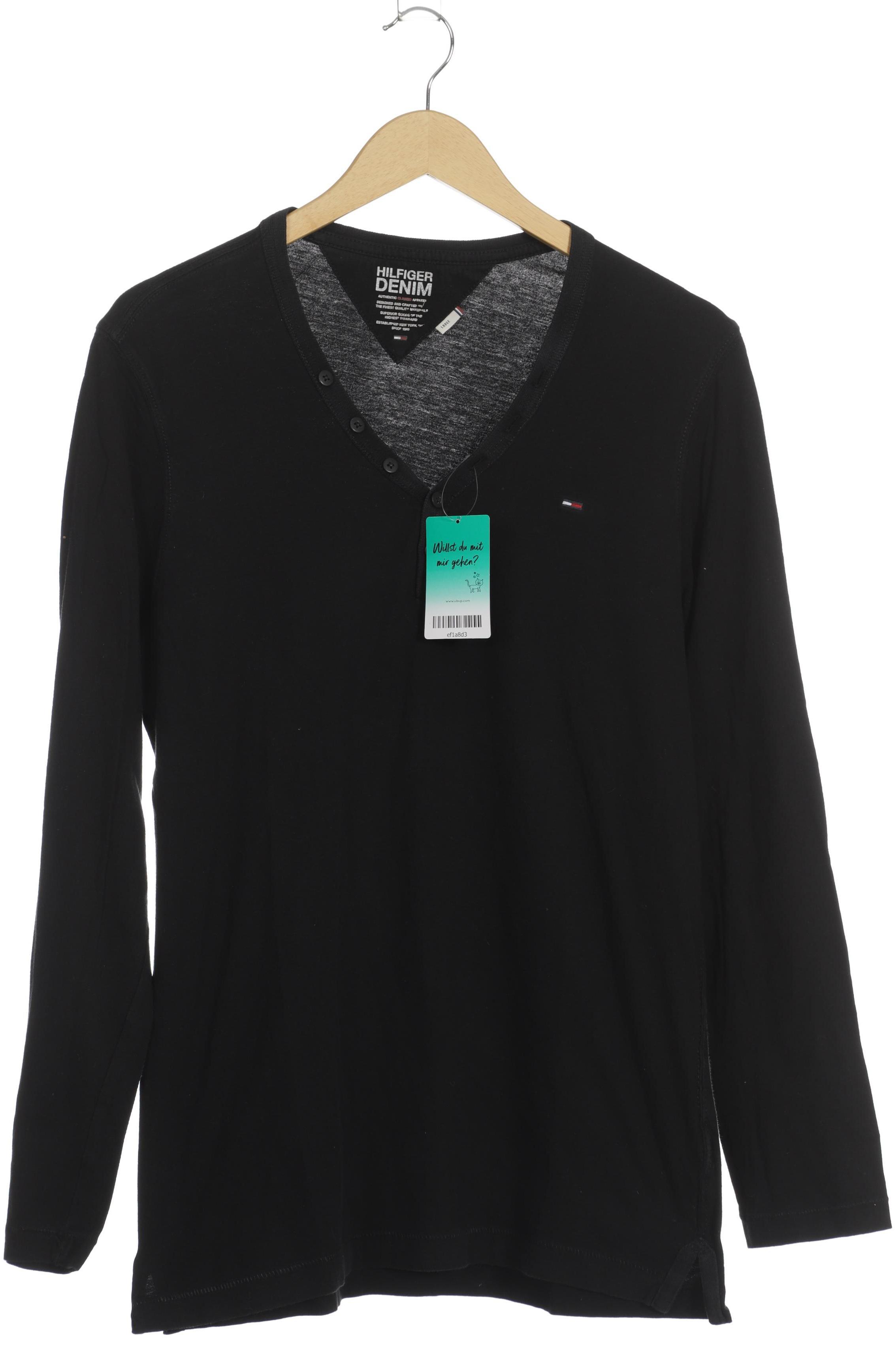 

Hilfiger Denim Herren Langarmshirt, schwarz, Gr.