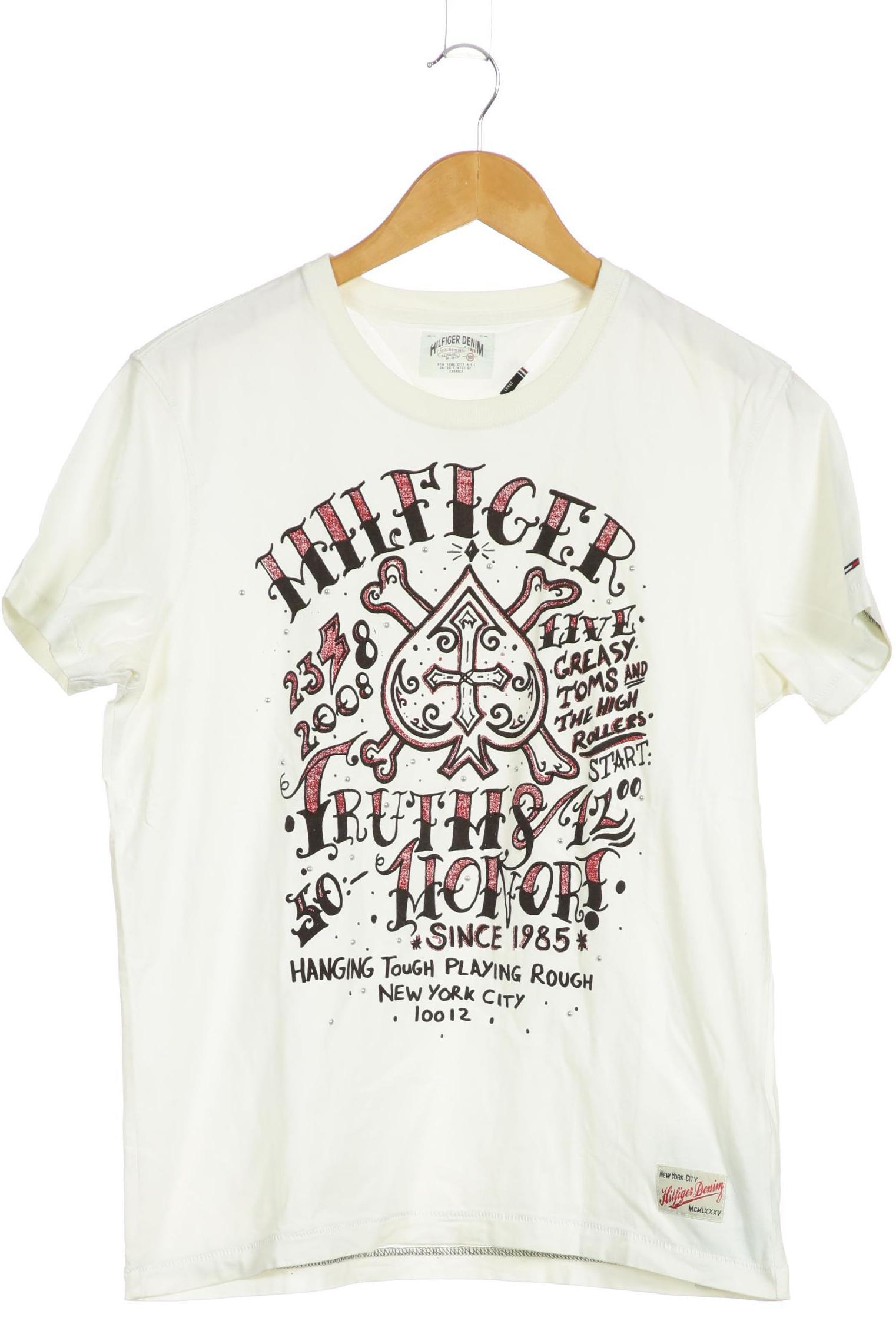 

Hilfiger Denim Herren T-Shirt, weiß, Gr.