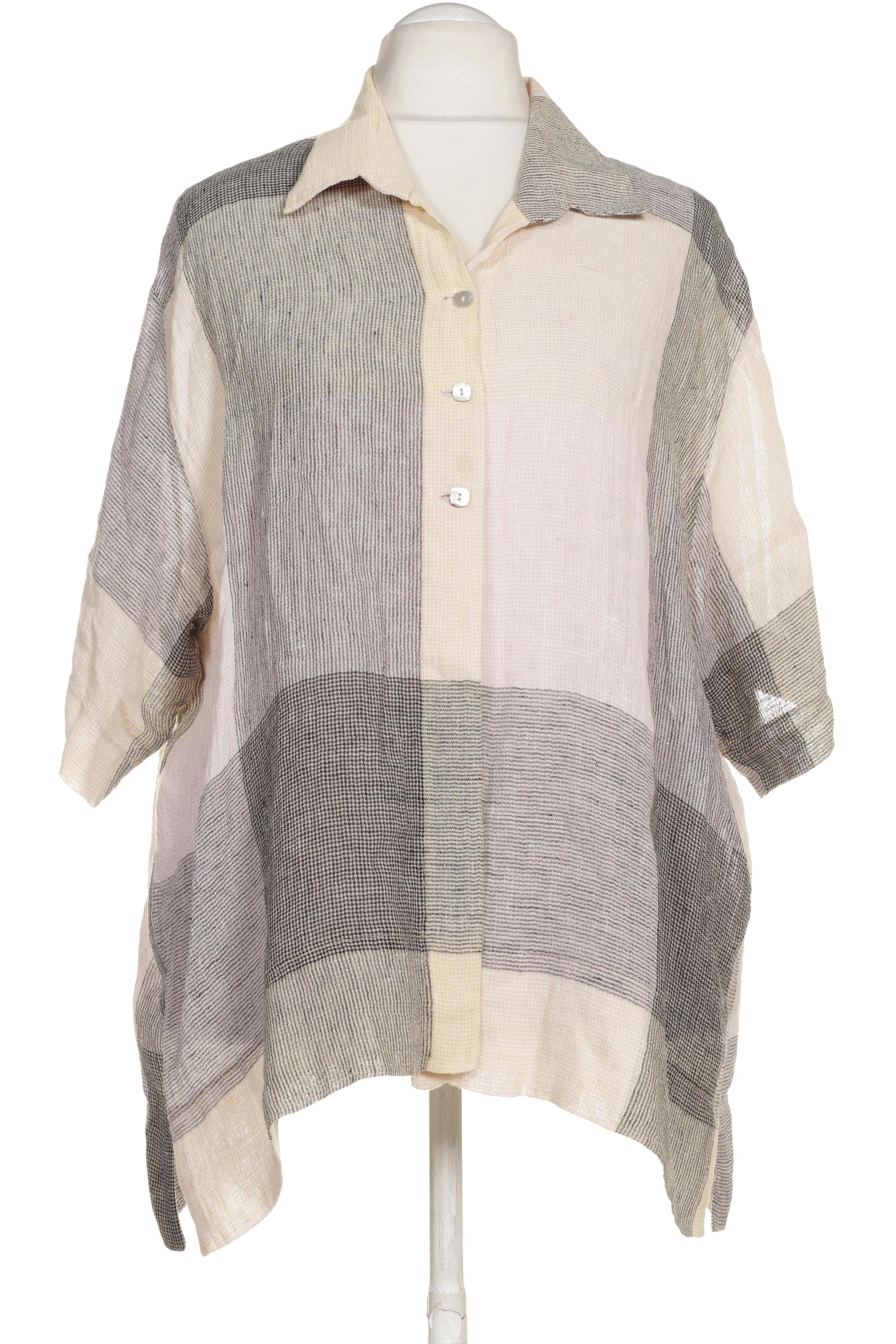 

Hopsack Damen Bluse, beige, Gr.