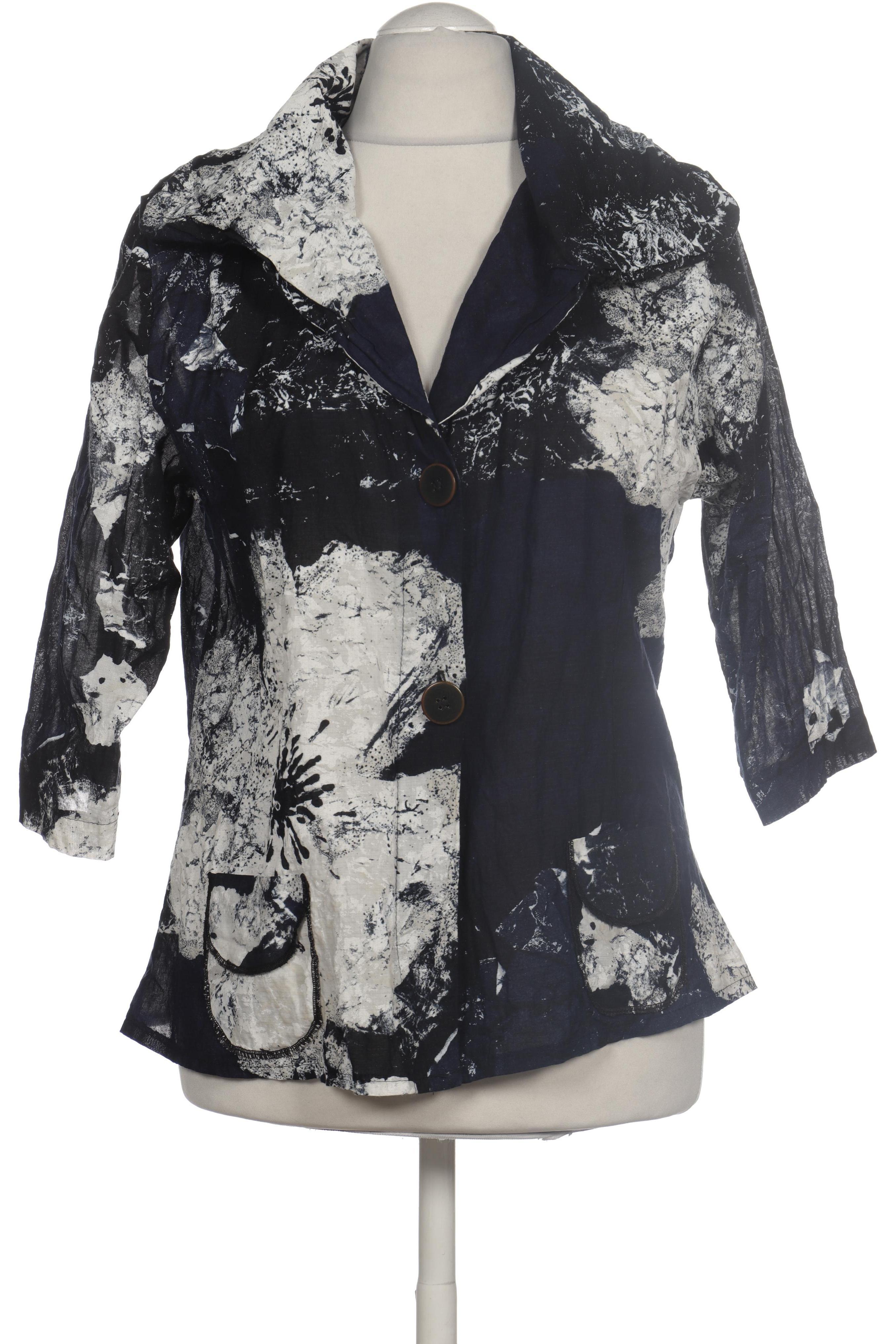 

Hopsack Damen Bluse, blau, Gr.