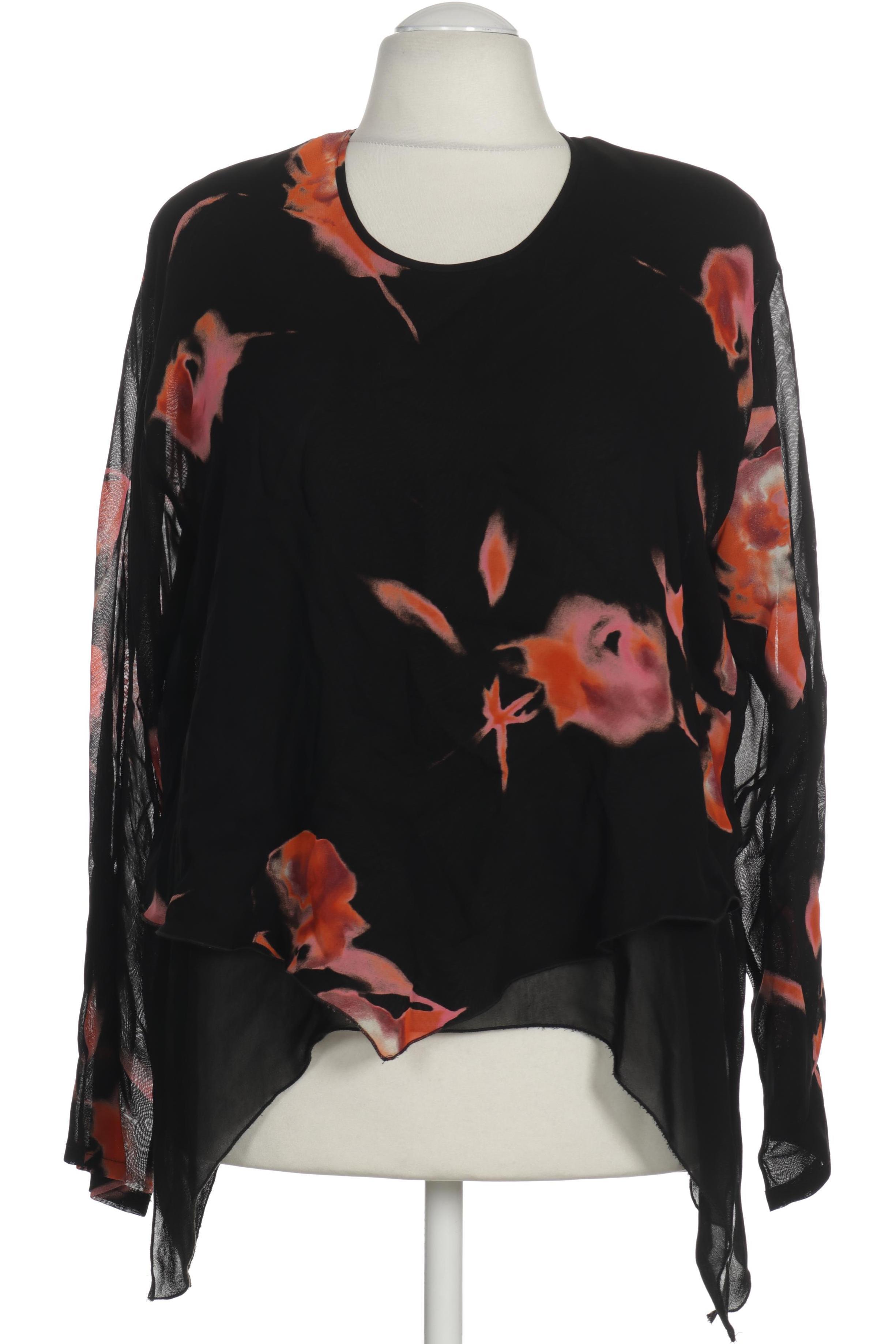 

Hopsack Damen Bluse, schwarz, Gr.