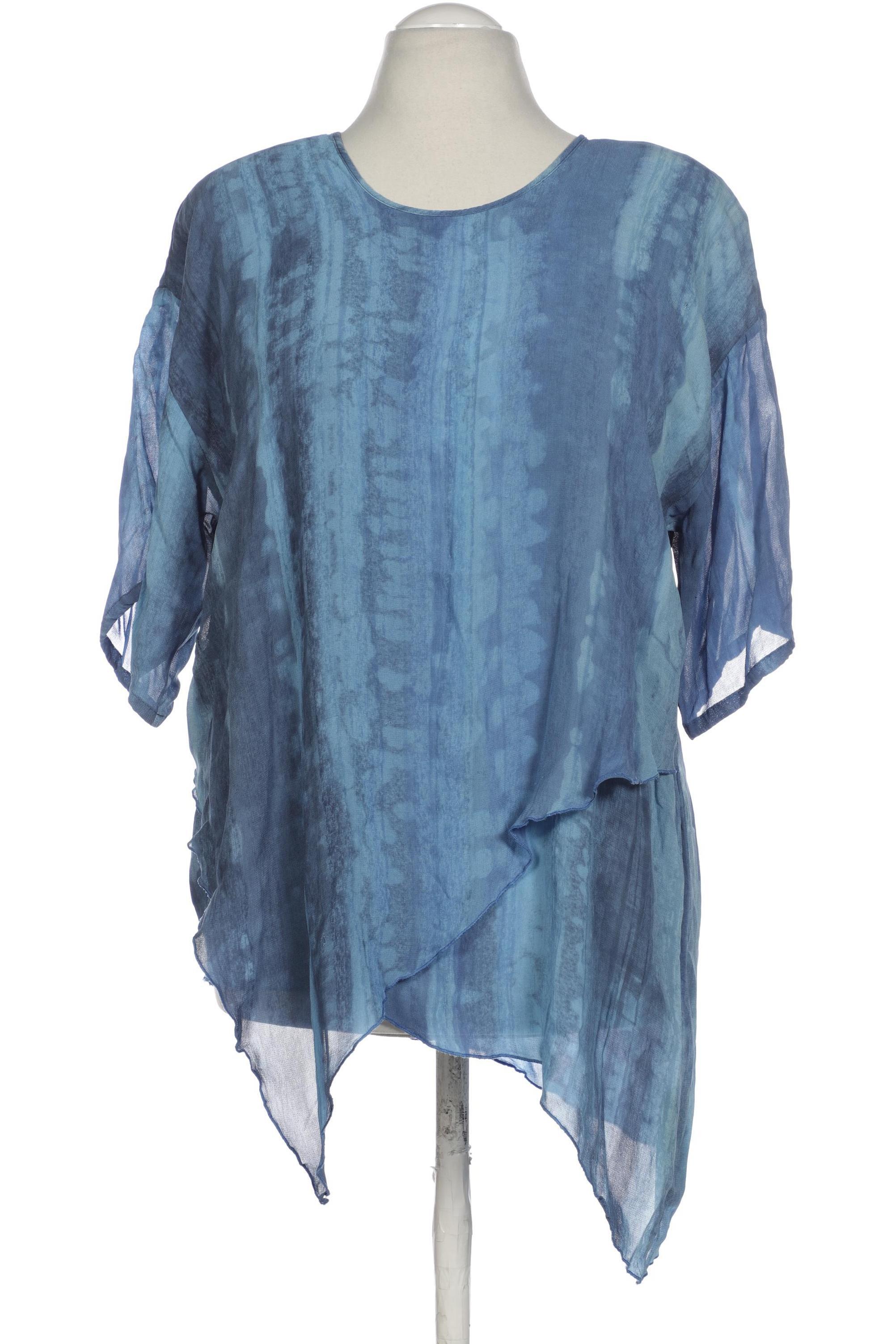 

Hopsack Damen Bluse, blau, Gr.