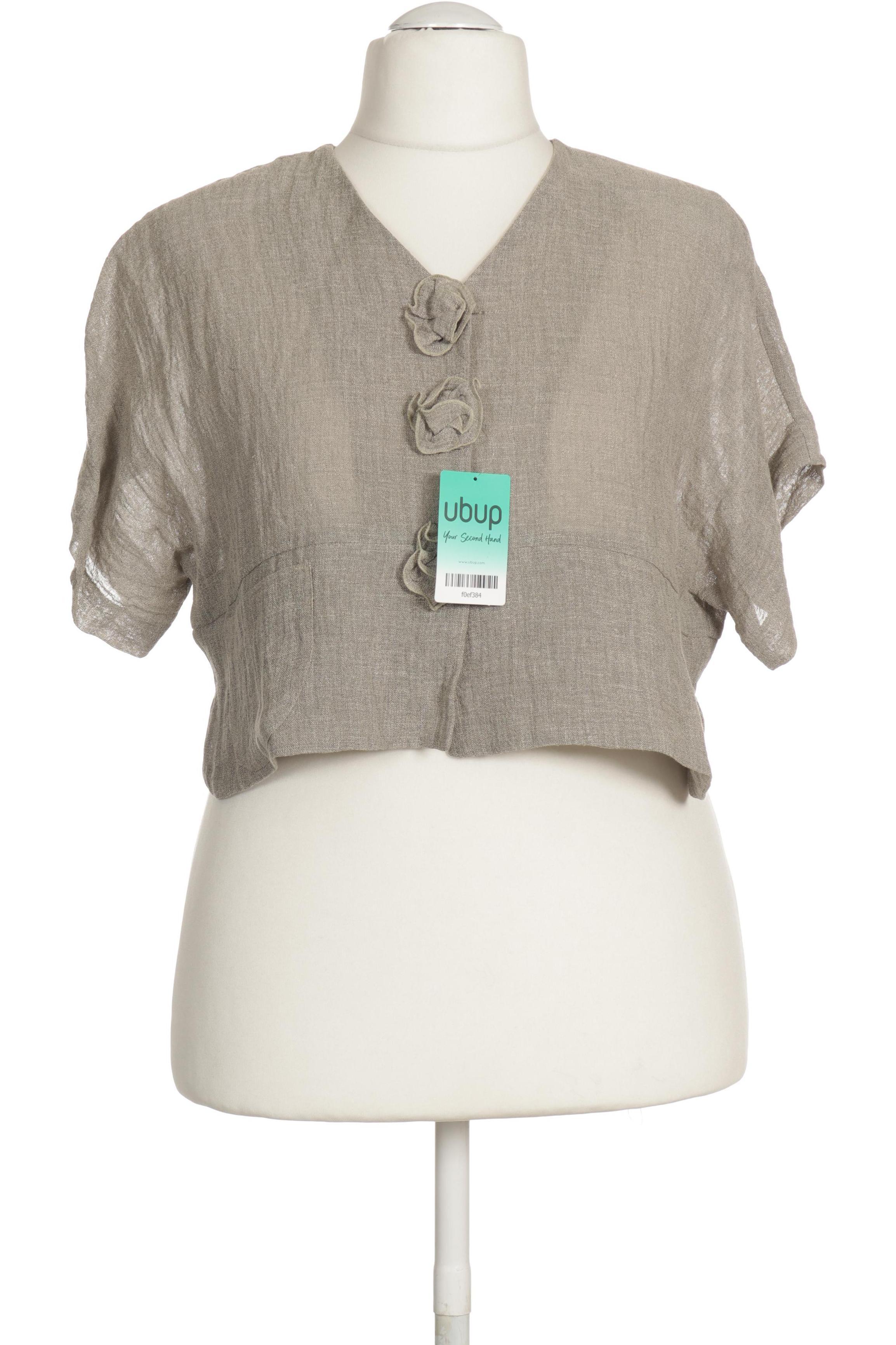 

Hopsack Damen Bluse, beige, Gr.