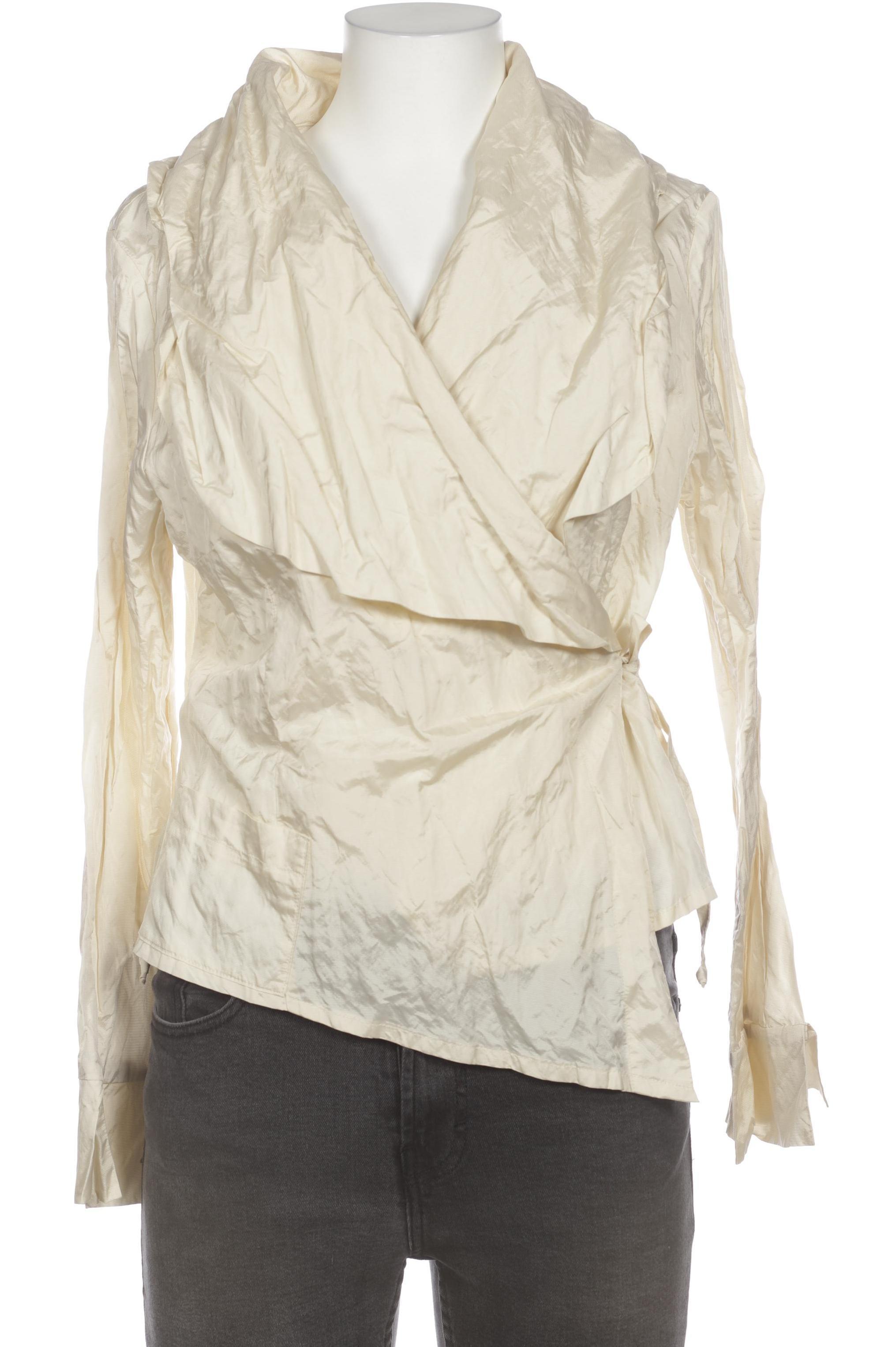

Hopsack Damen Bluse, beige, Gr.