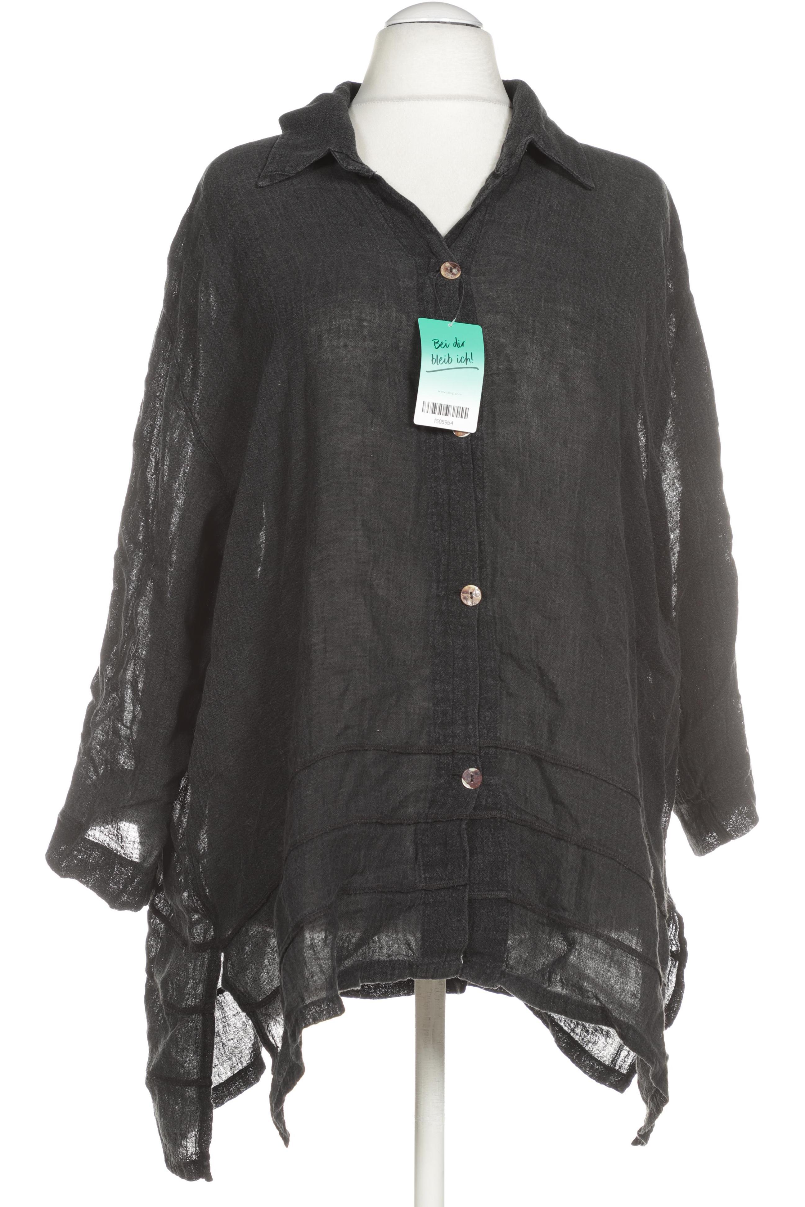 

Hopsack Damen Bluse, schwarz, Gr.