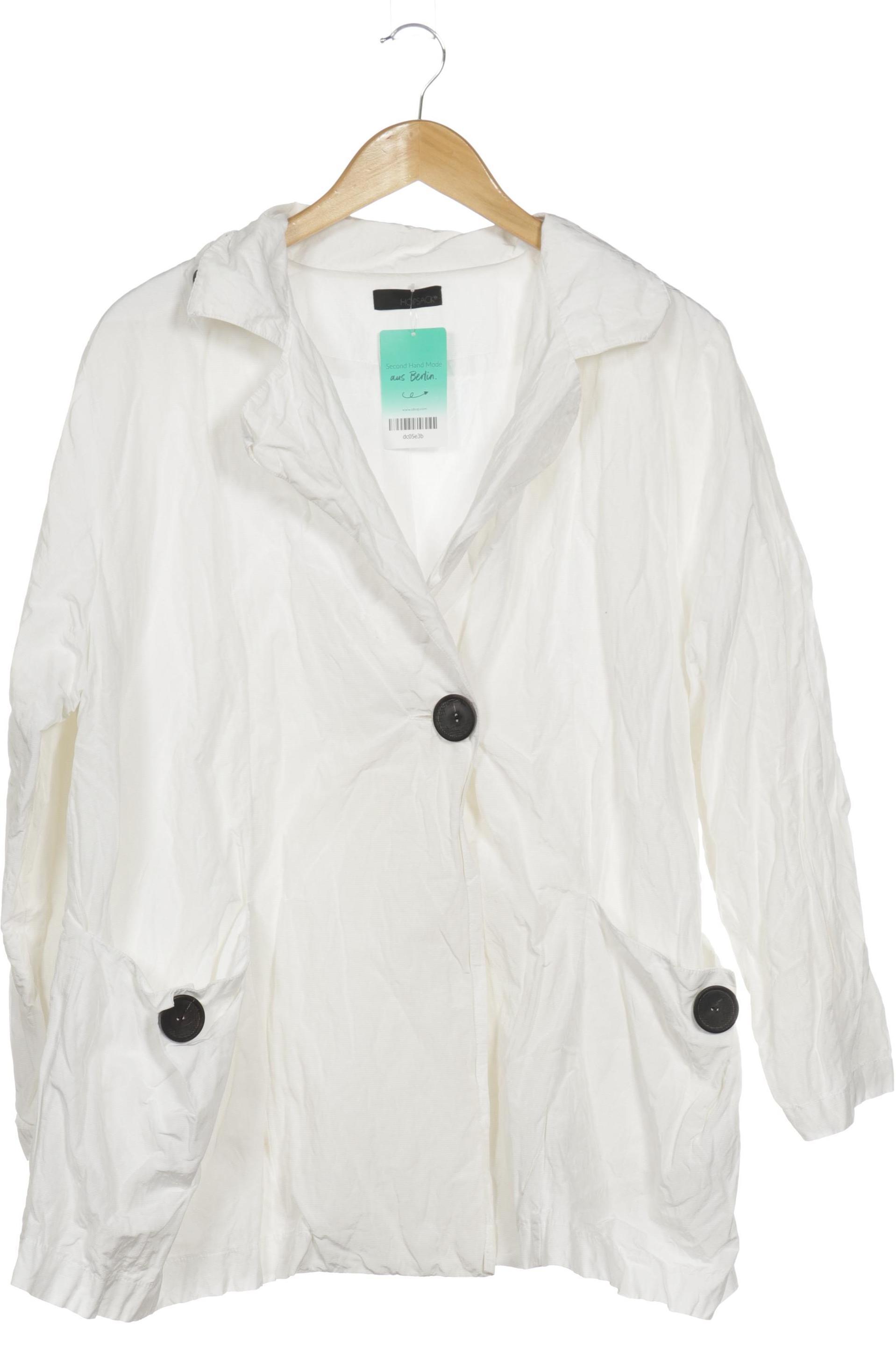 

Hopsack Damen Jacke, weiß, Gr.