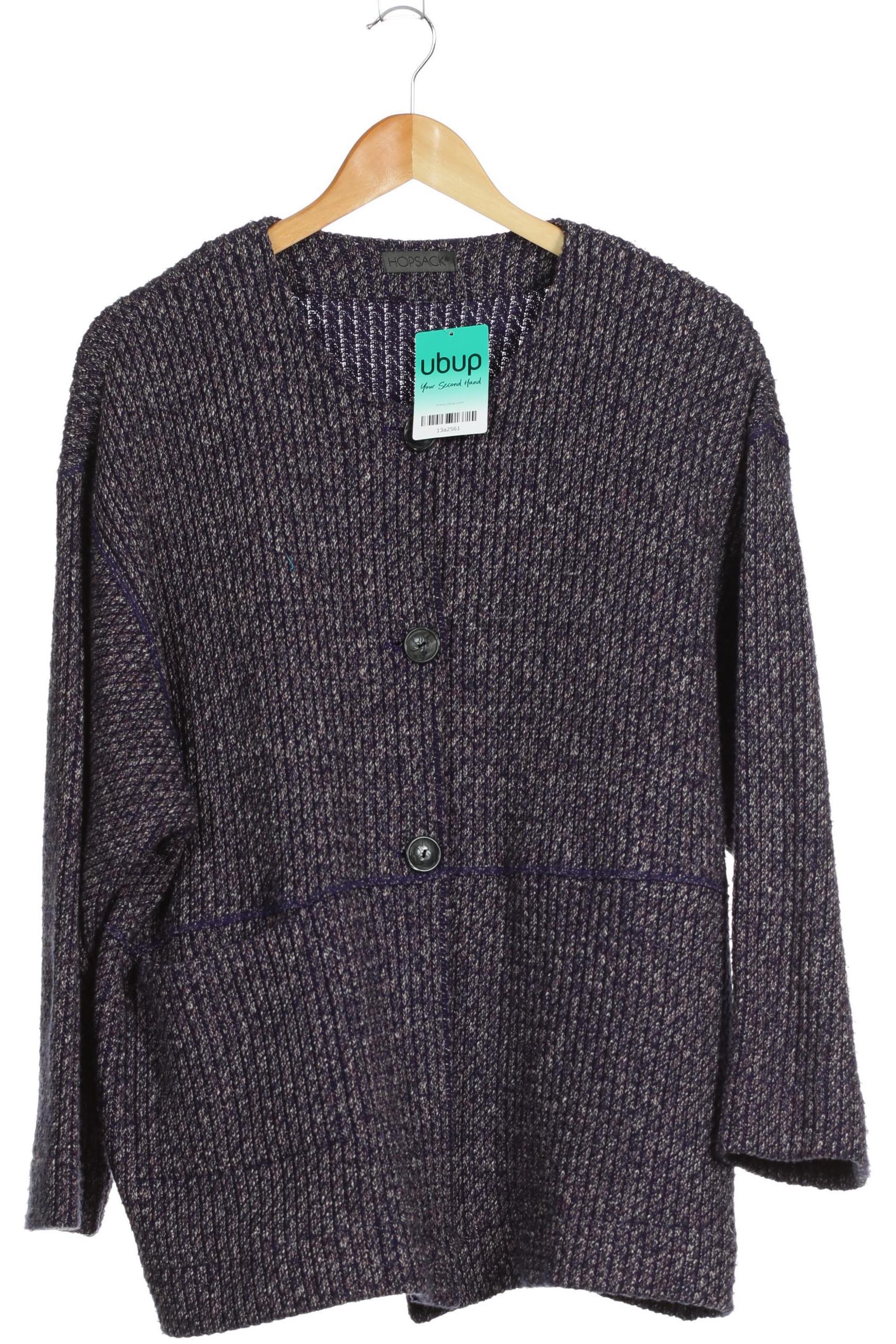 

Hopsack Damen Strickjacke, lila, Gr. 40