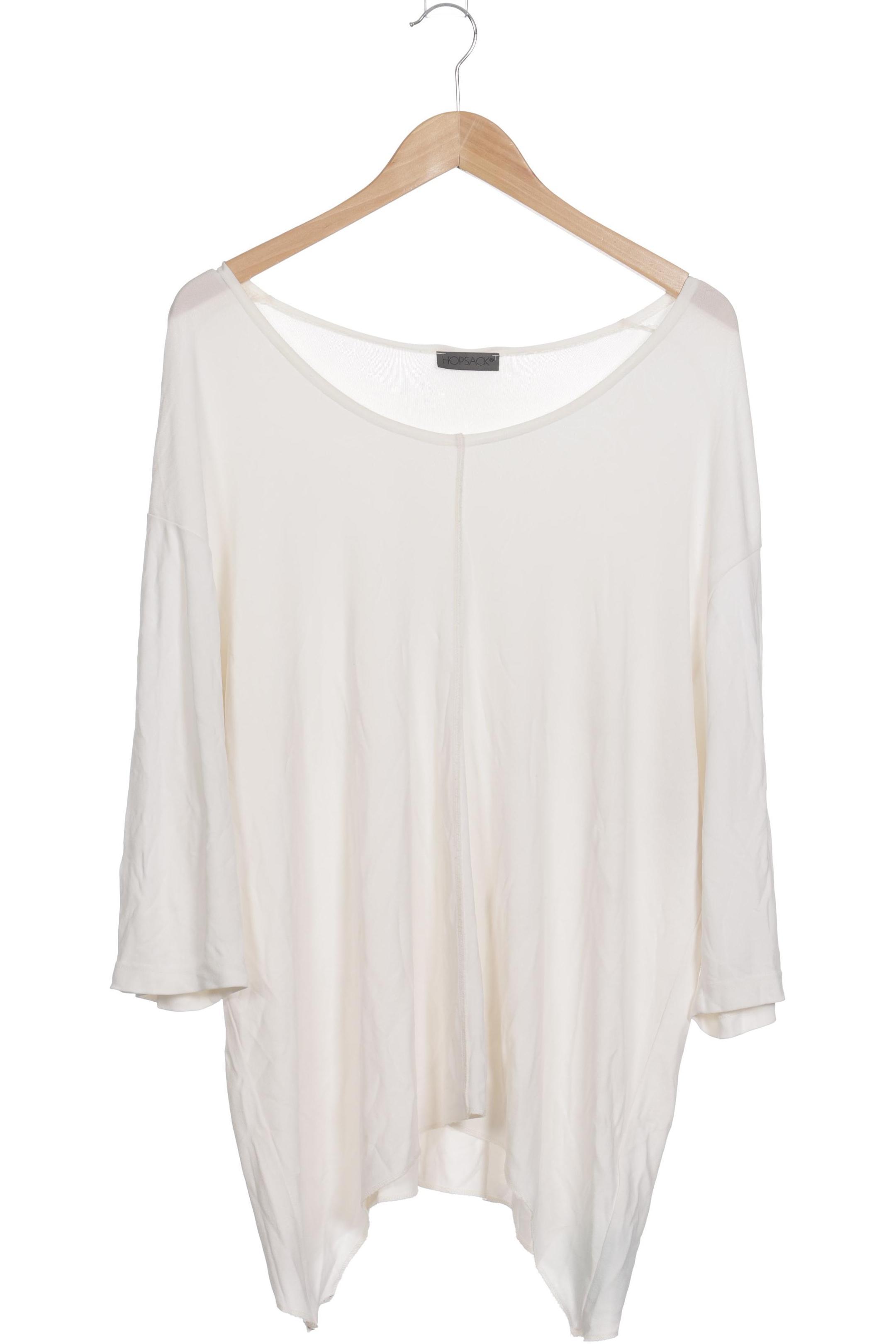 

Hopsack Damen T-Shirt, weiß, Gr.