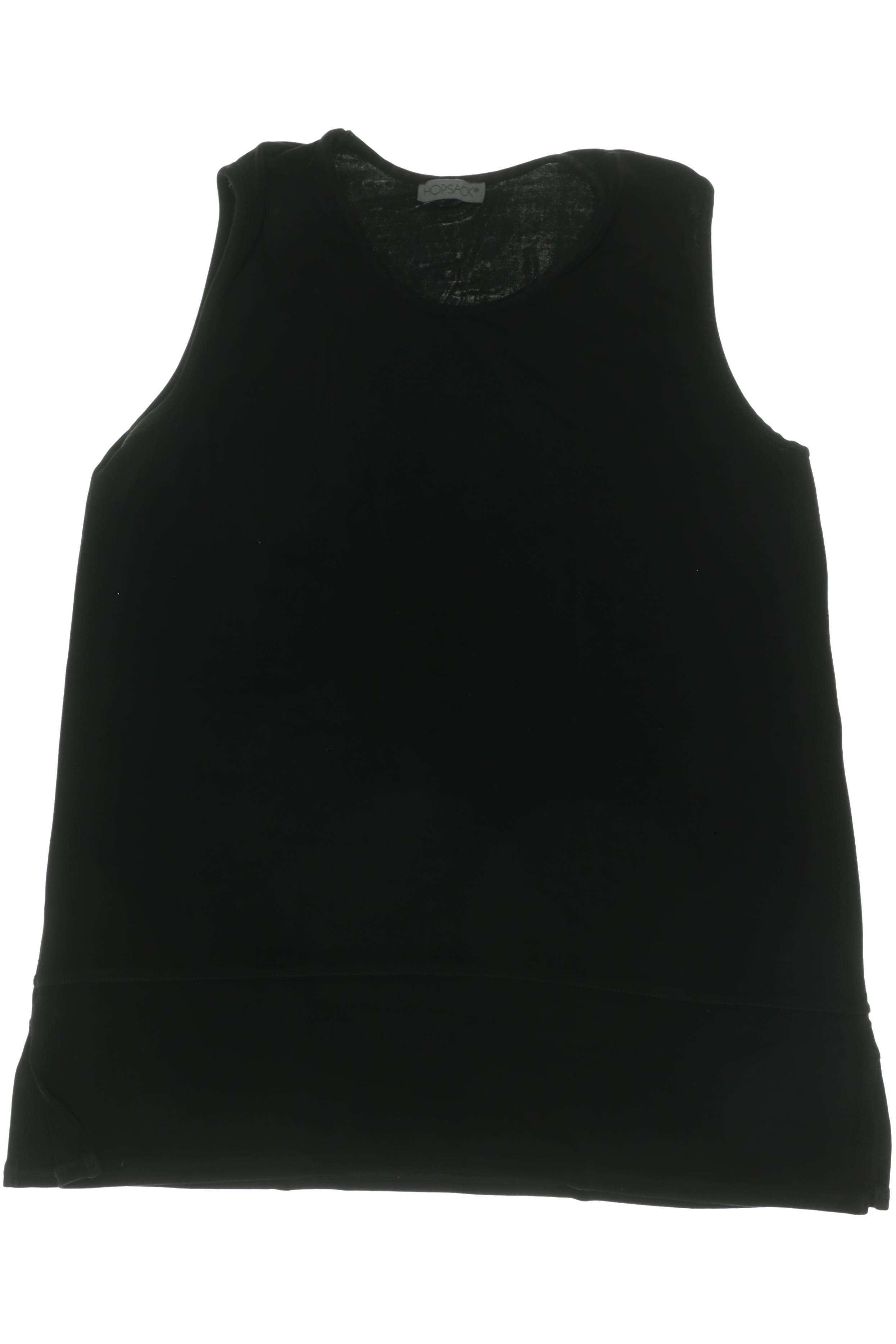 

Hopsack Damen Top, schwarz, Gr.