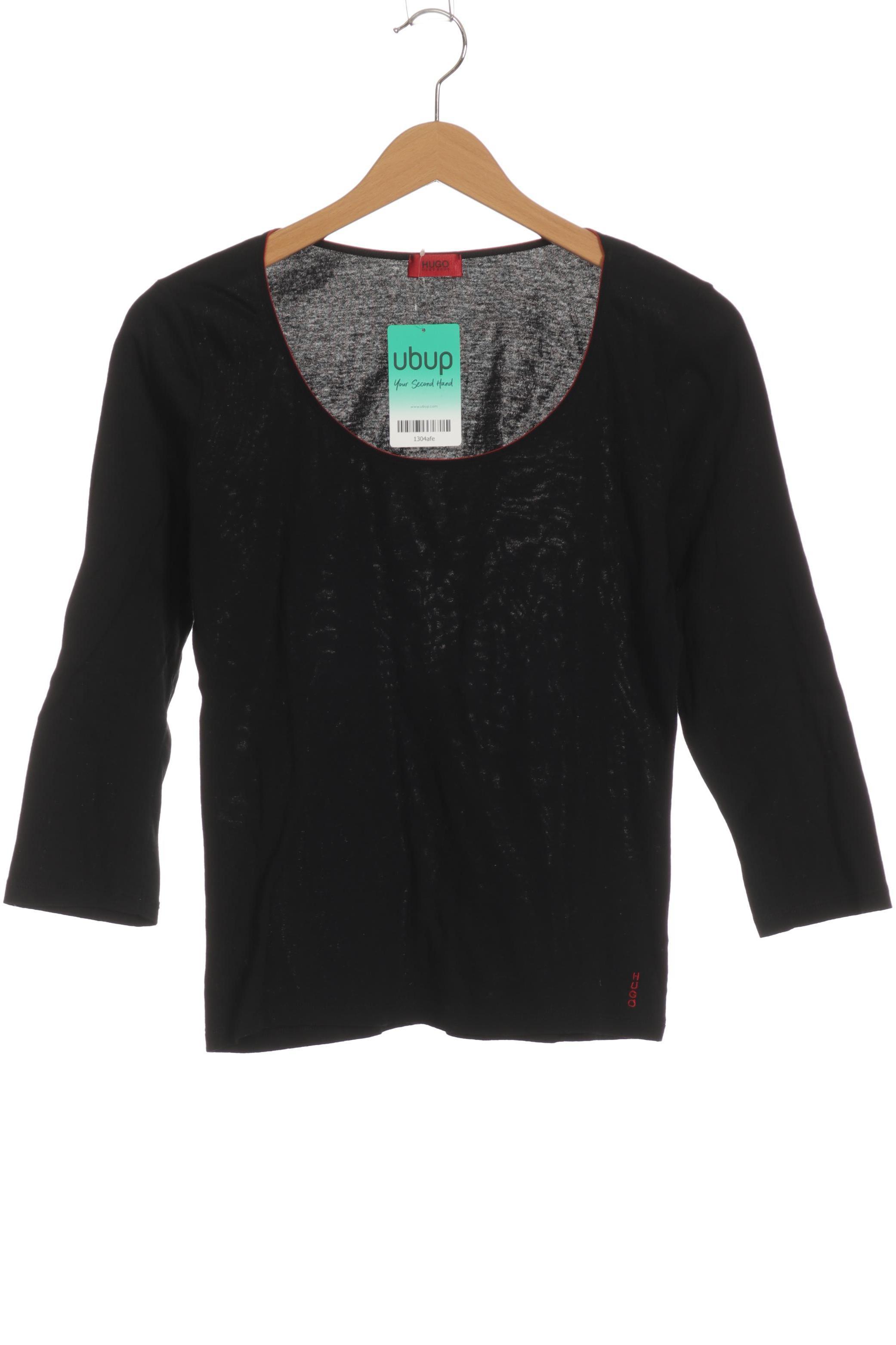 

Hugo by Hugo Boss Damen Langarmshirt, schwarz, Gr.