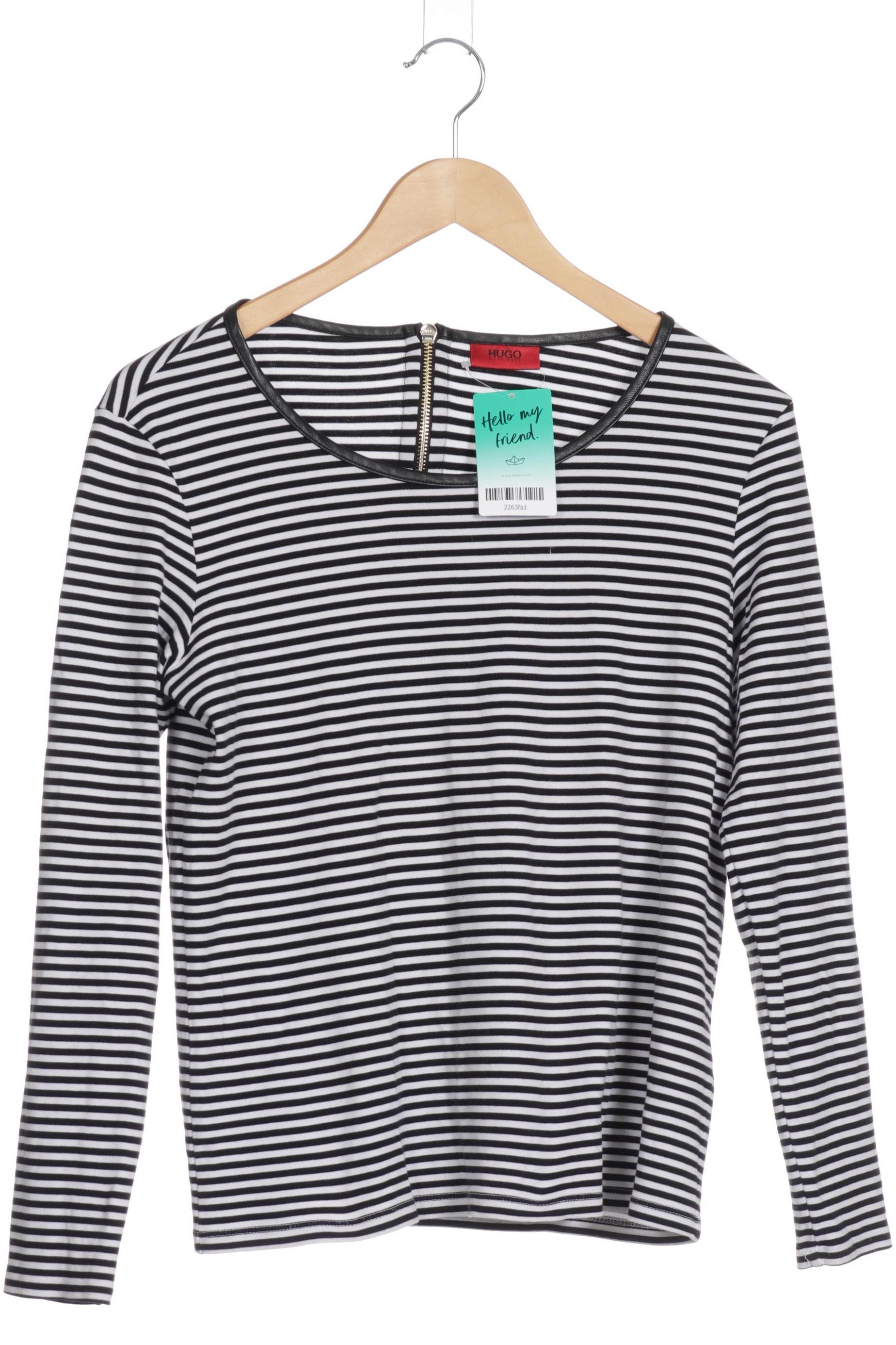 

Hugo by Hugo Boss Damen Langarmshirt, schwarz, Gr.